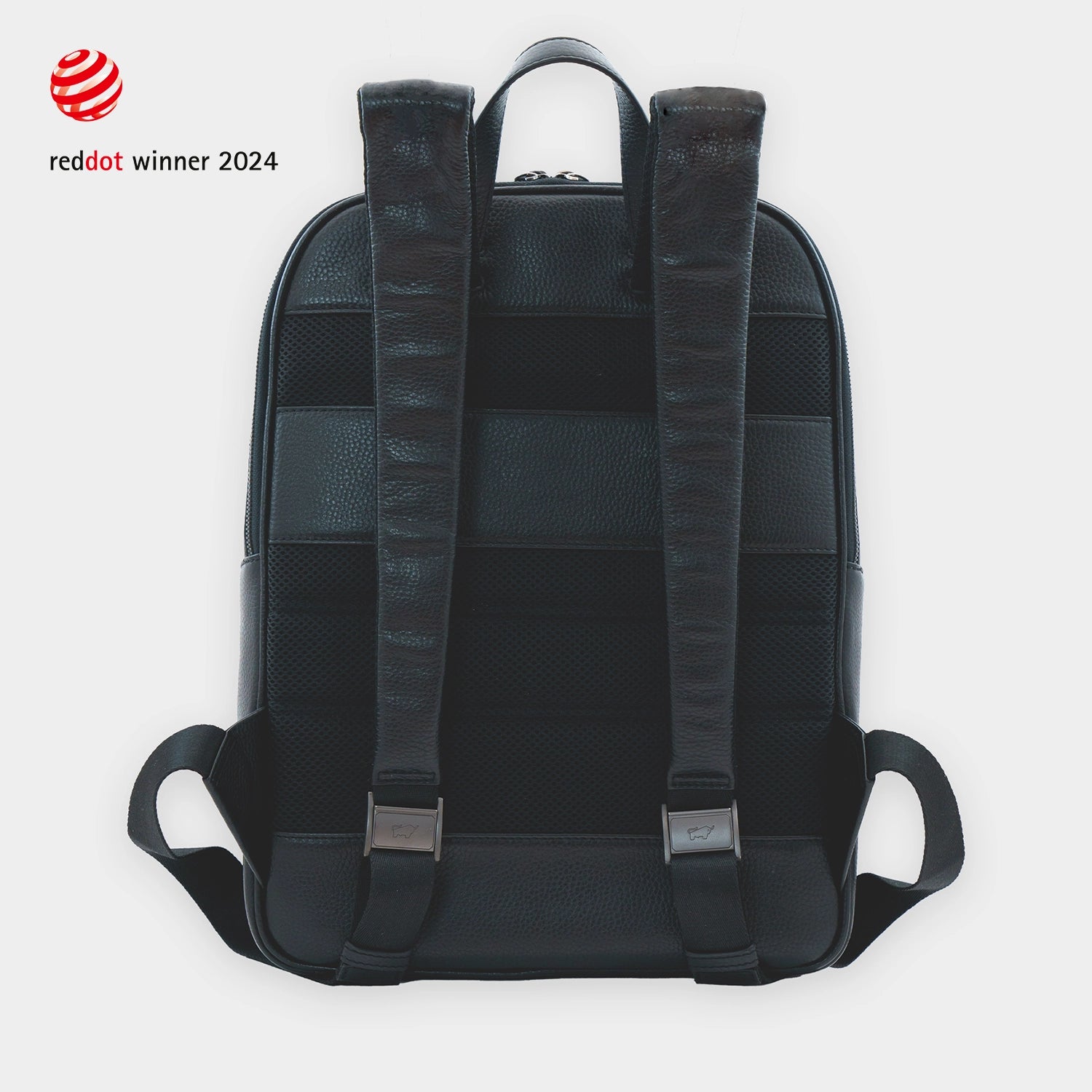 Rückansicht THEO Rucksack schwarz