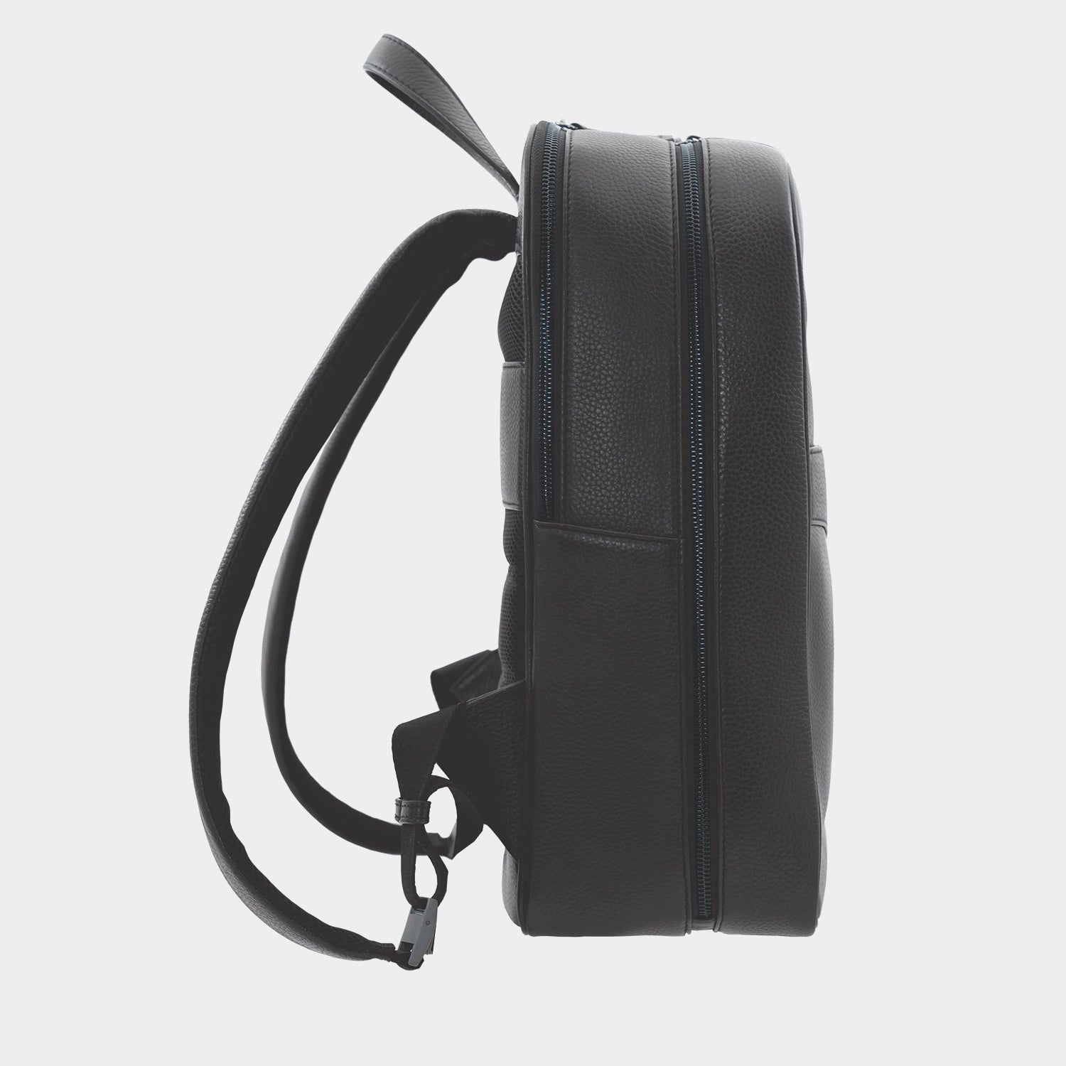 Seitenansicht THEO Rucksack dark grey