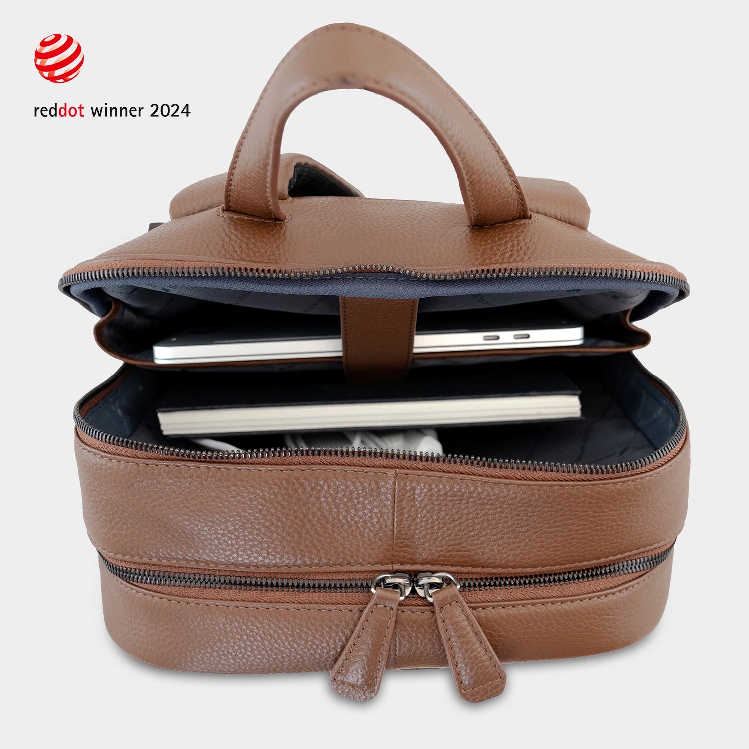Innenansicht THEO Rucksack nut