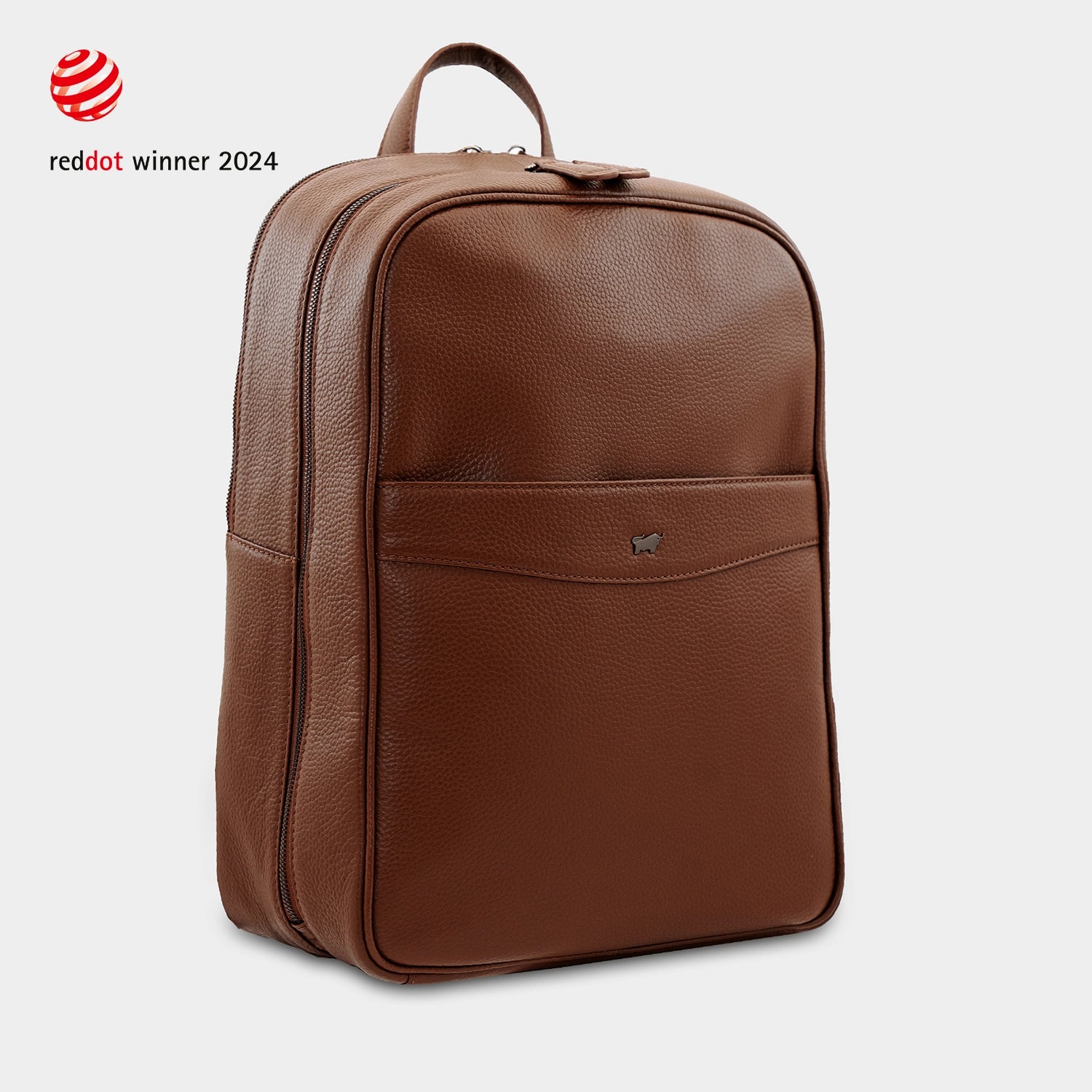 Schrägansicht THEO Rucksack nut