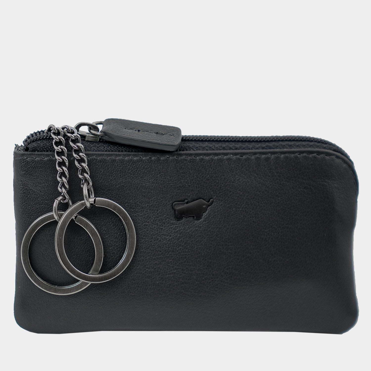 Frontansicht HANNES Schlüsseletui schwarz