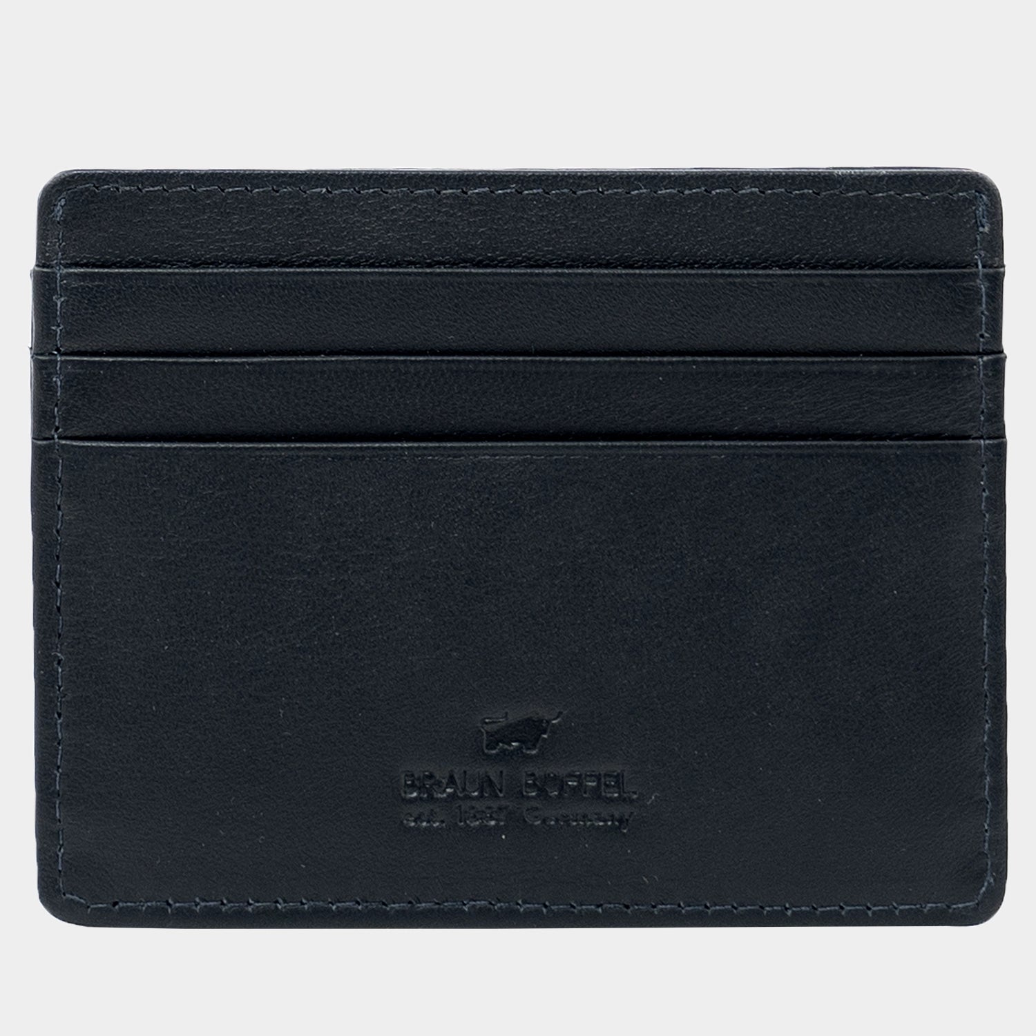 Rückansicht HANNES RFID Kartenetui 6CS schwarz