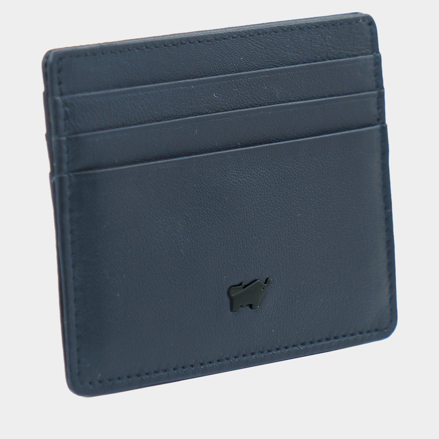 Schrägansicht HANNES RFID Kartenetui 6CS navy