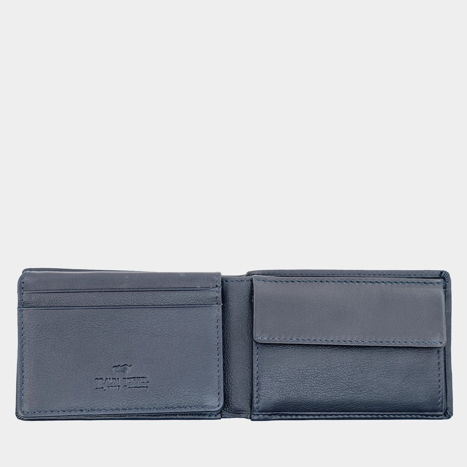 Innenansicht HANNES RFID Geldbörse S 4CS navy