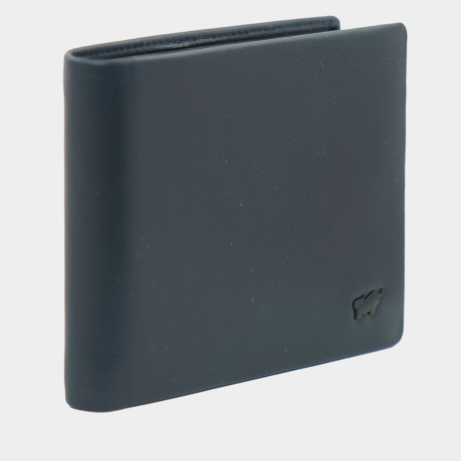 Schrägansicht HANNES RFID Geldbörse 8CS navy