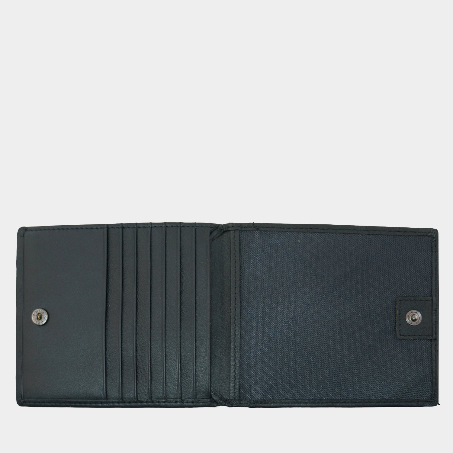 Innenansicht HANNES RFID Geldbörse 12CS schwarz