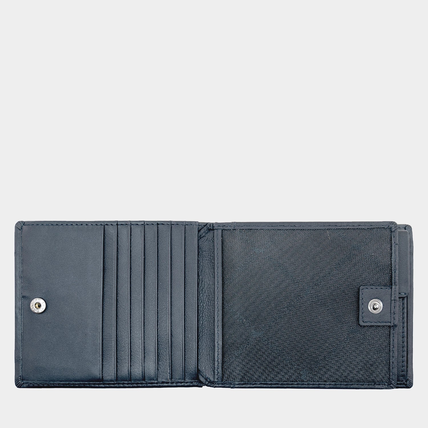Innenansicht HANNES RFID Geldbörse 12CS navy