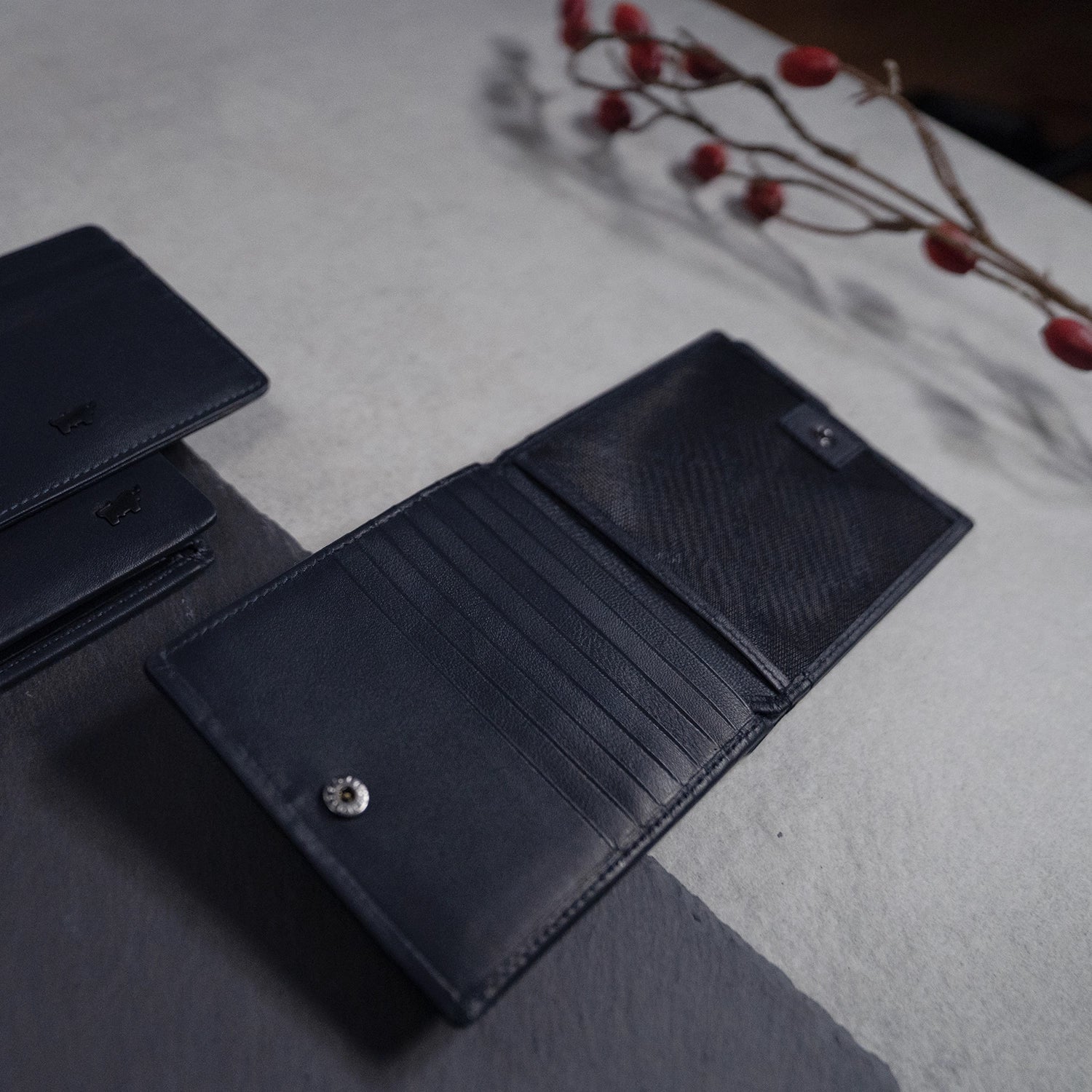 Keyfeature-1 HANNES RFID Geldbörse 12CS navy