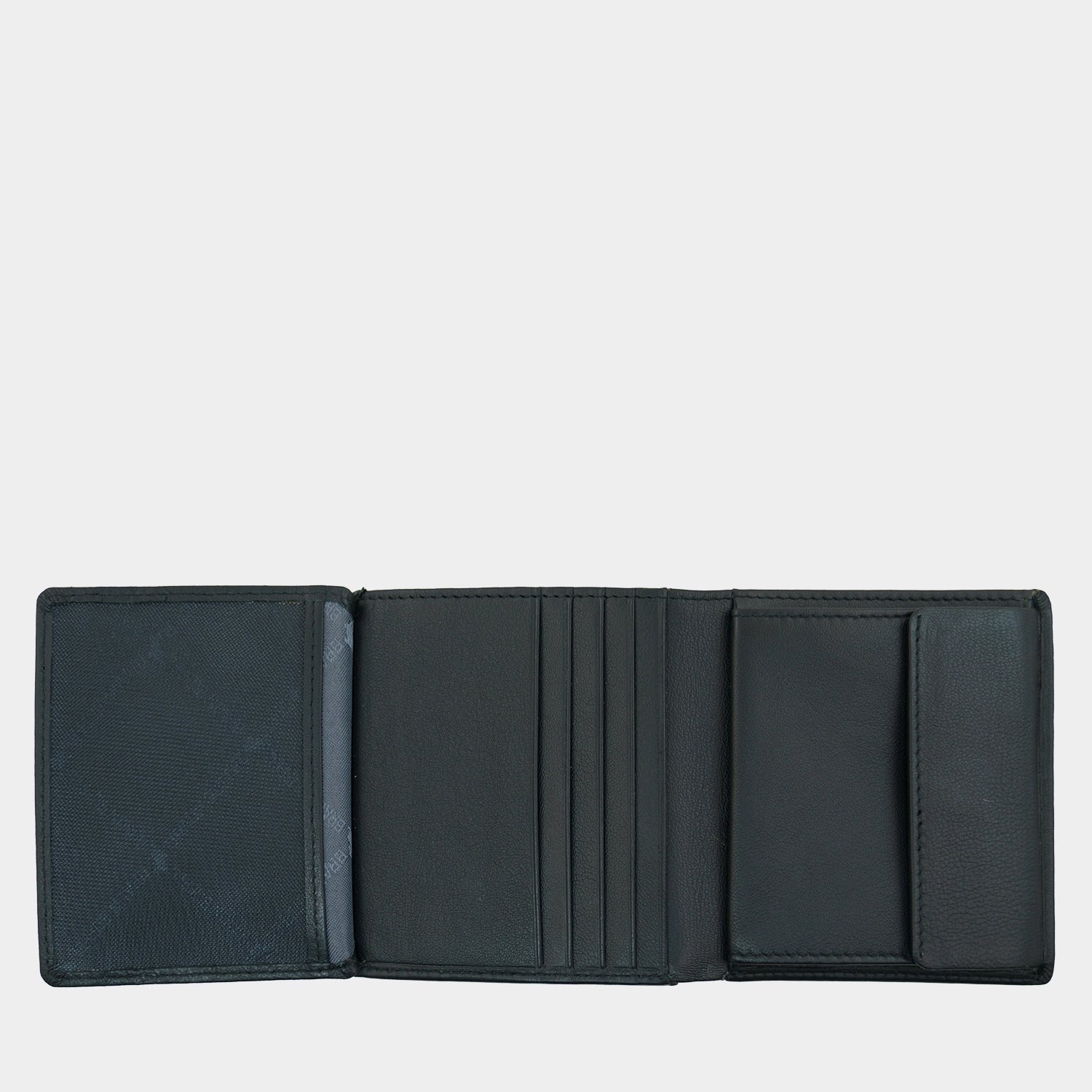 Innenansicht HANNES RFID Geldbörse Carre 8CS schwarz