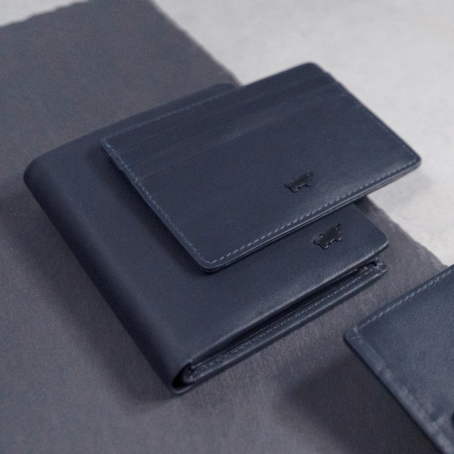 Keyfeature-1 HANNES RFID Geldbörse Carre 8CS navy