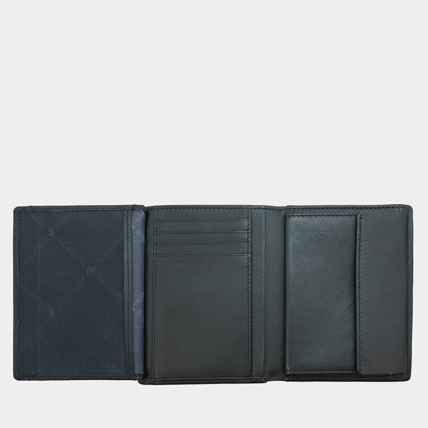 Innenansicht HANNES RFID Geldbörse H 8CS schwarz