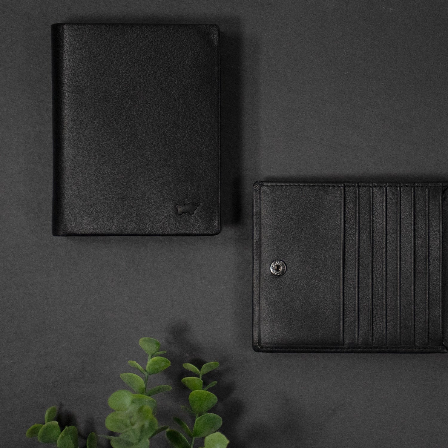 Keyfeature-1 HANNES RFID Geldbörse H 8CS schwarz