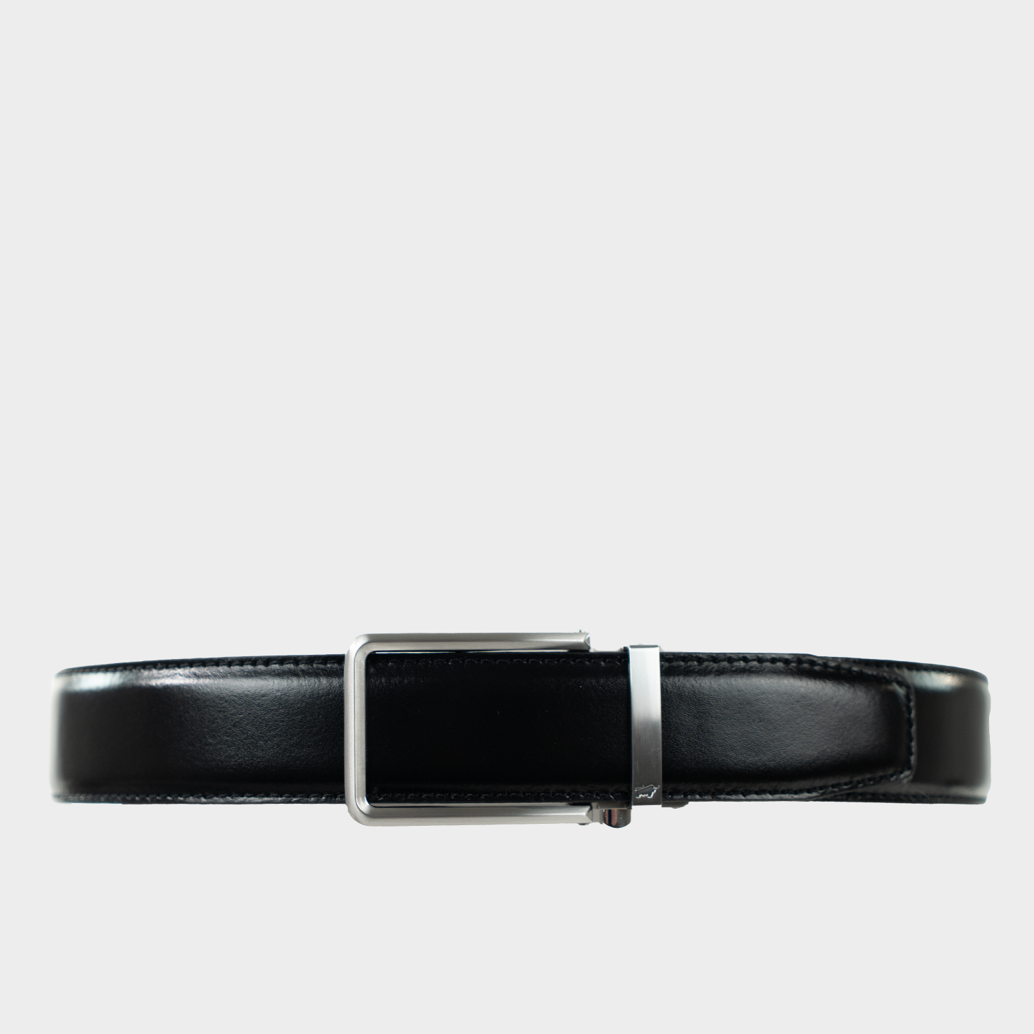 Frontansicht Gürtel Hans 115 cm schwarz