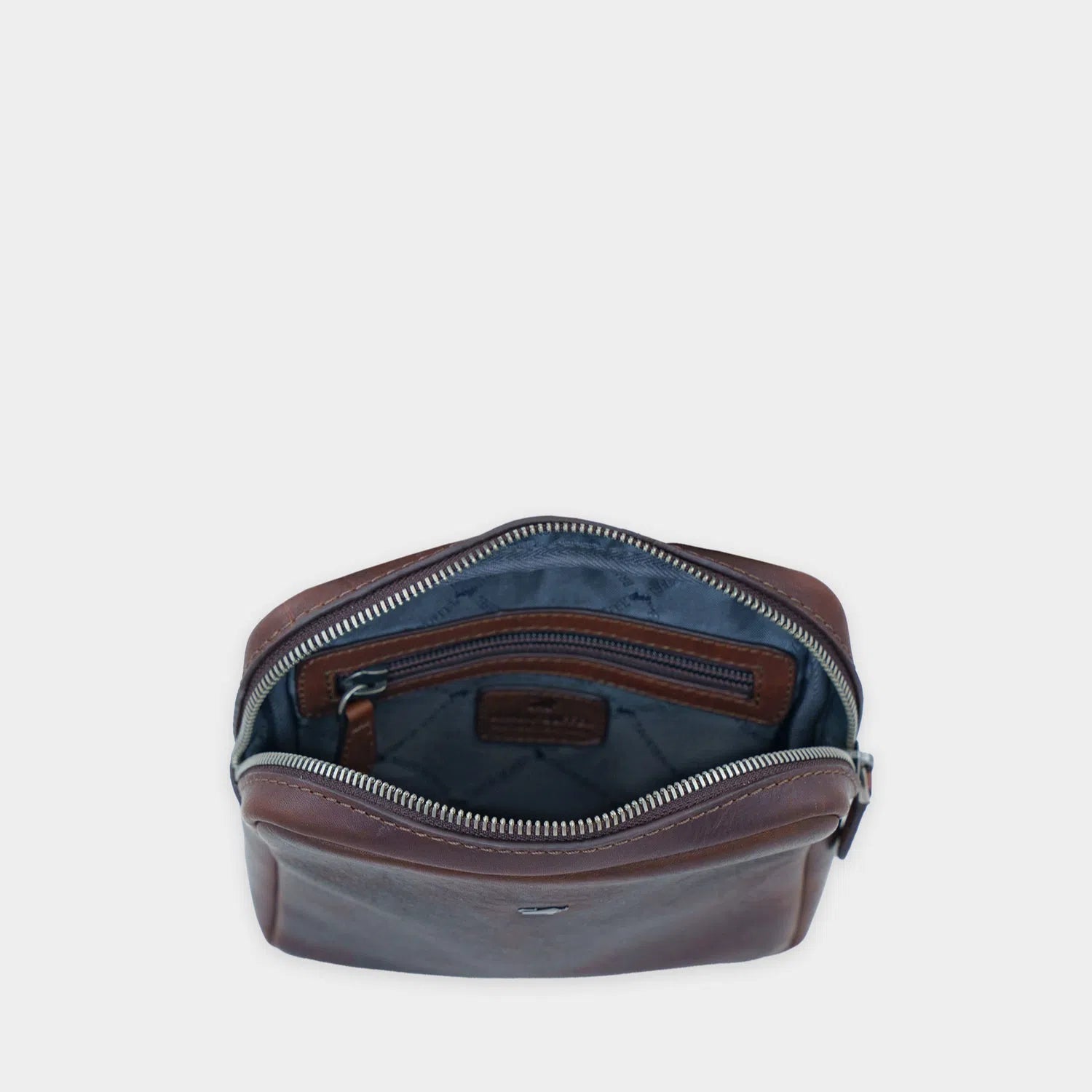 Innenansicht PARMA Umhängetasche XS braun