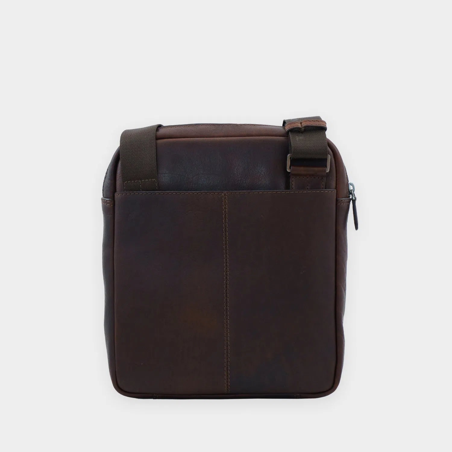 Rückansicht PARMA Umhängetasche L braun