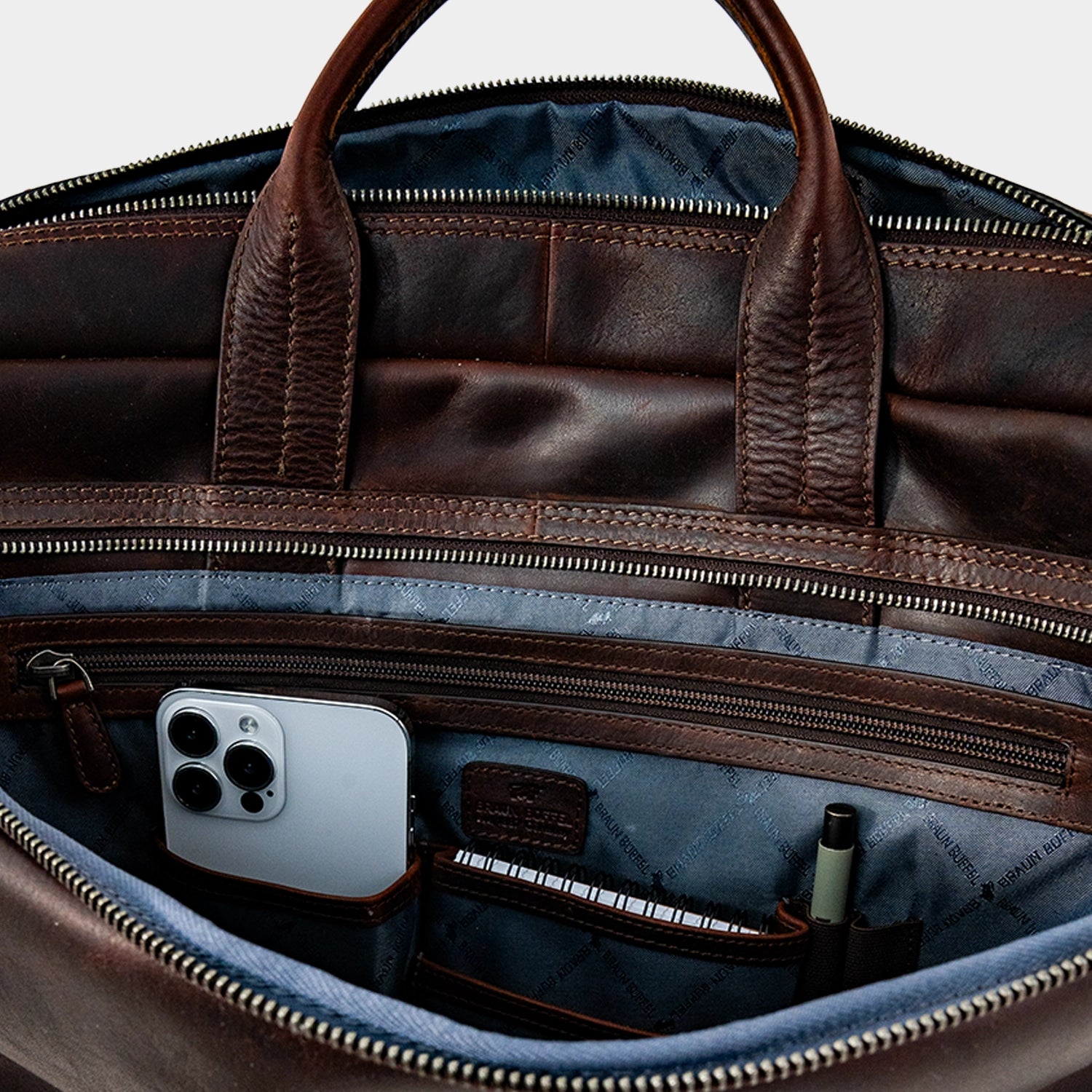 Keyfeature-3 PARMA Businesstasche XL braun