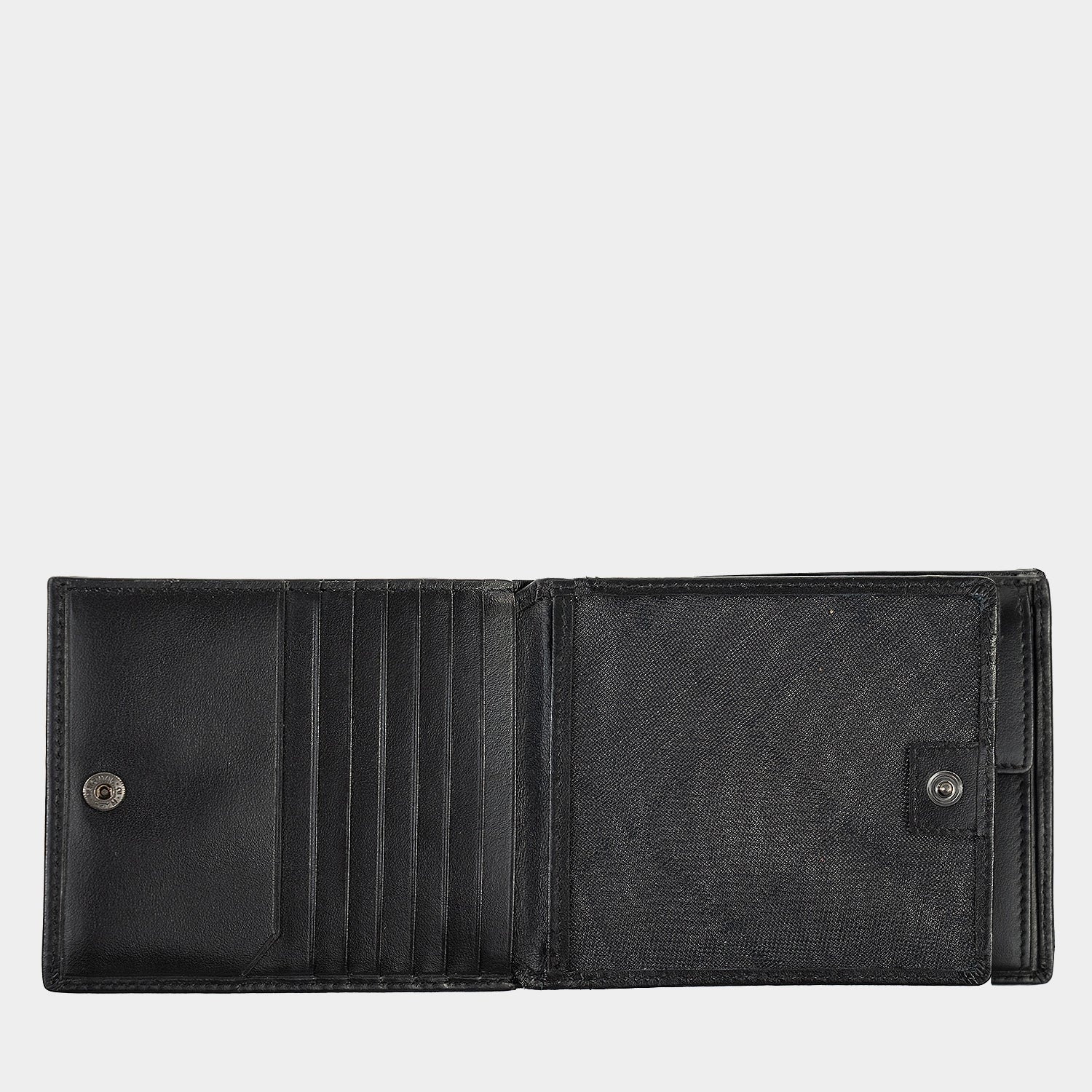 Innenansicht ELIAS RFID Geldbörse 12CS schwarz