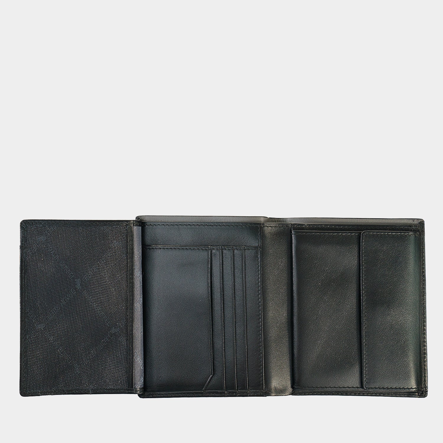 Innenansicht-2 ELIAS RFID Geldbörse H 8CS schwarz