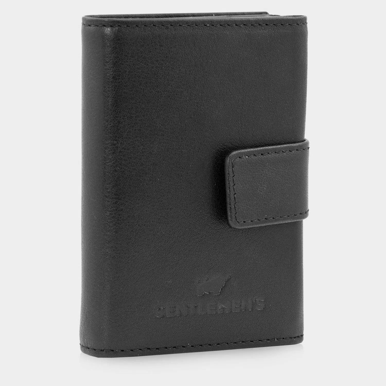 Slim Wallet Braun Büffel x Gentlemens mit Reßverschluss hover