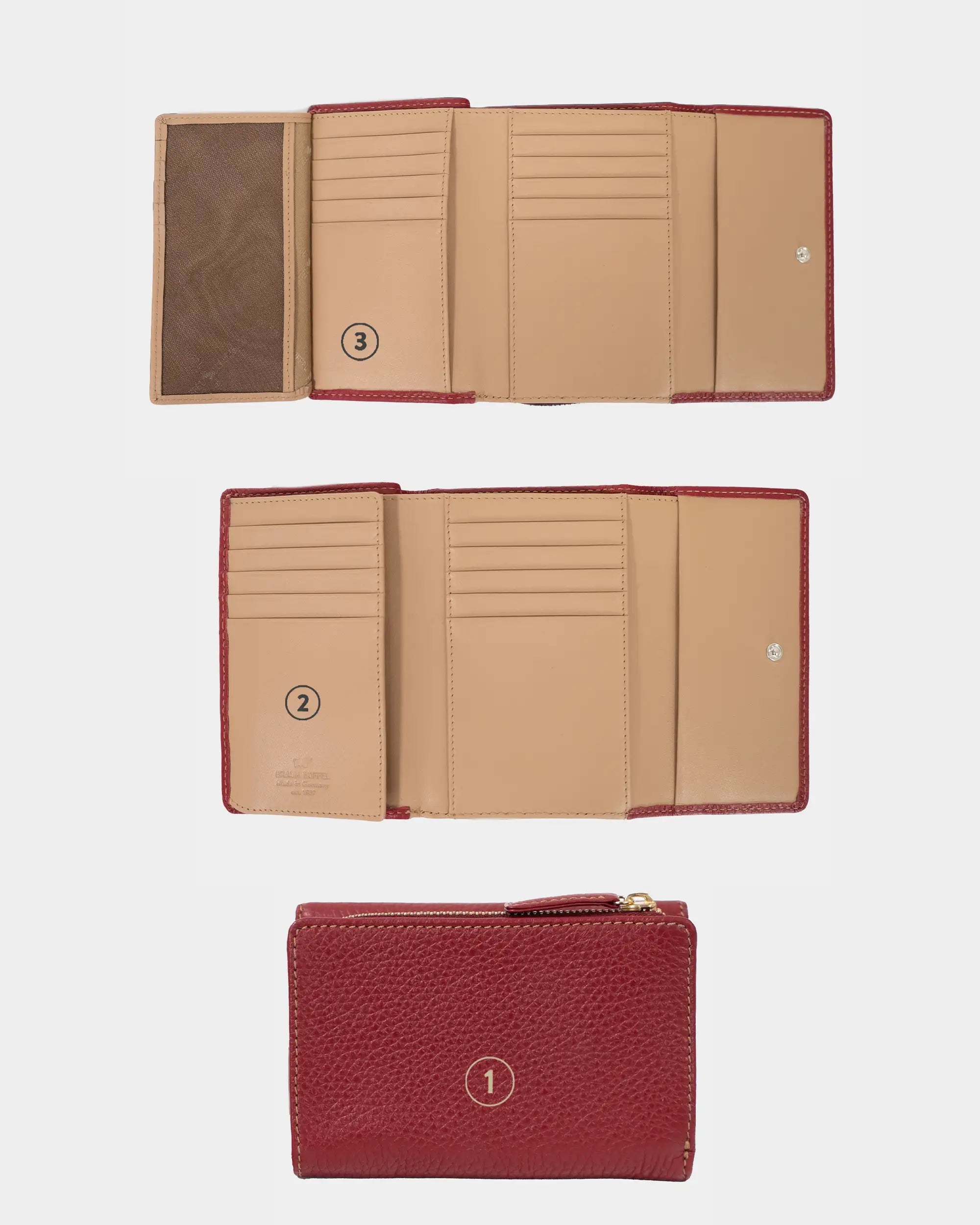 TONI Geldbörse 15CS rot