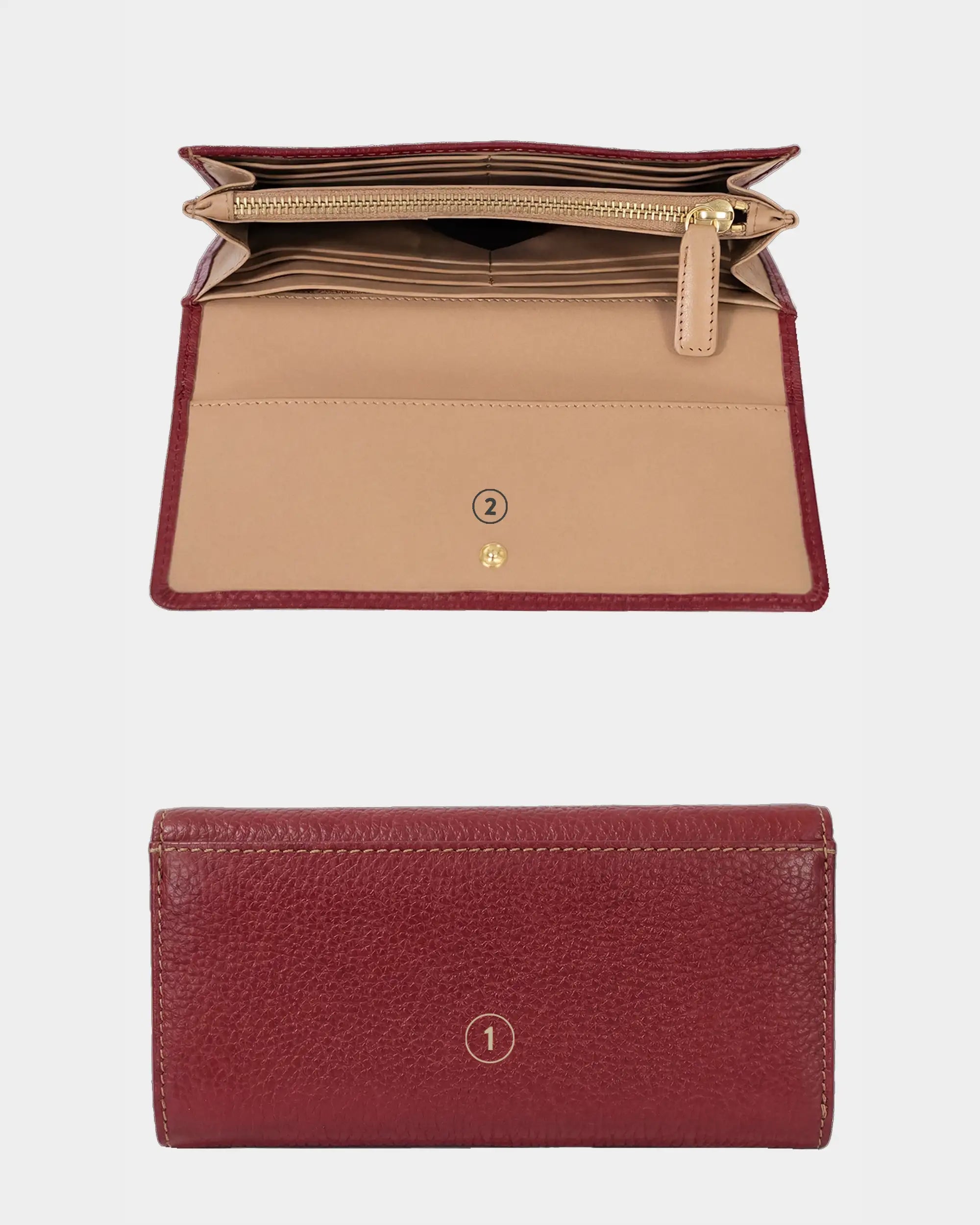 TONI Geldbörse L 12CS rot