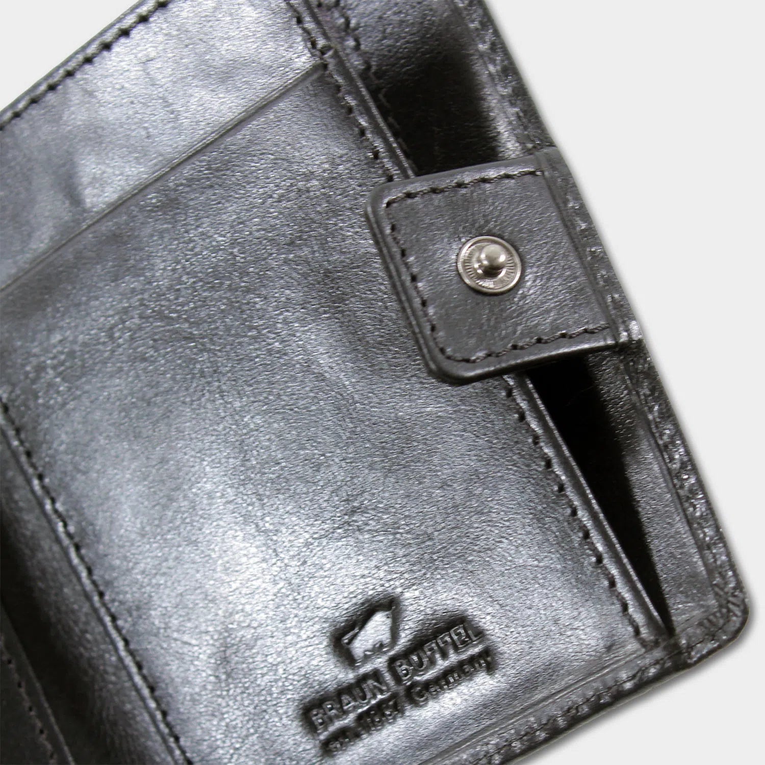Keyfeature-2 AREZZO RFID Geldbörse S 4CS schwarz