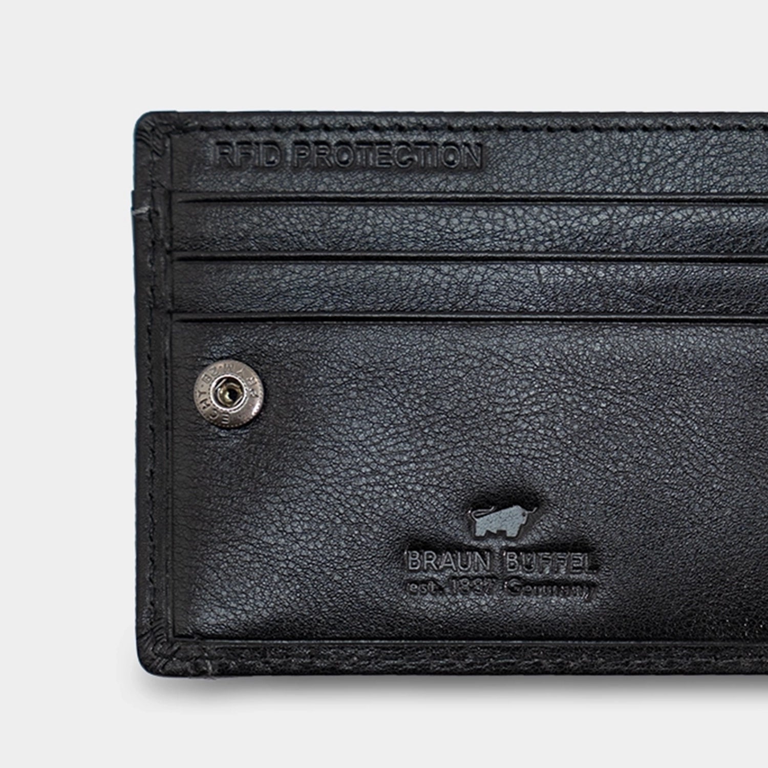 Keyfeature-2 AREZZO RFID Geldbörse S 6CS schwarz