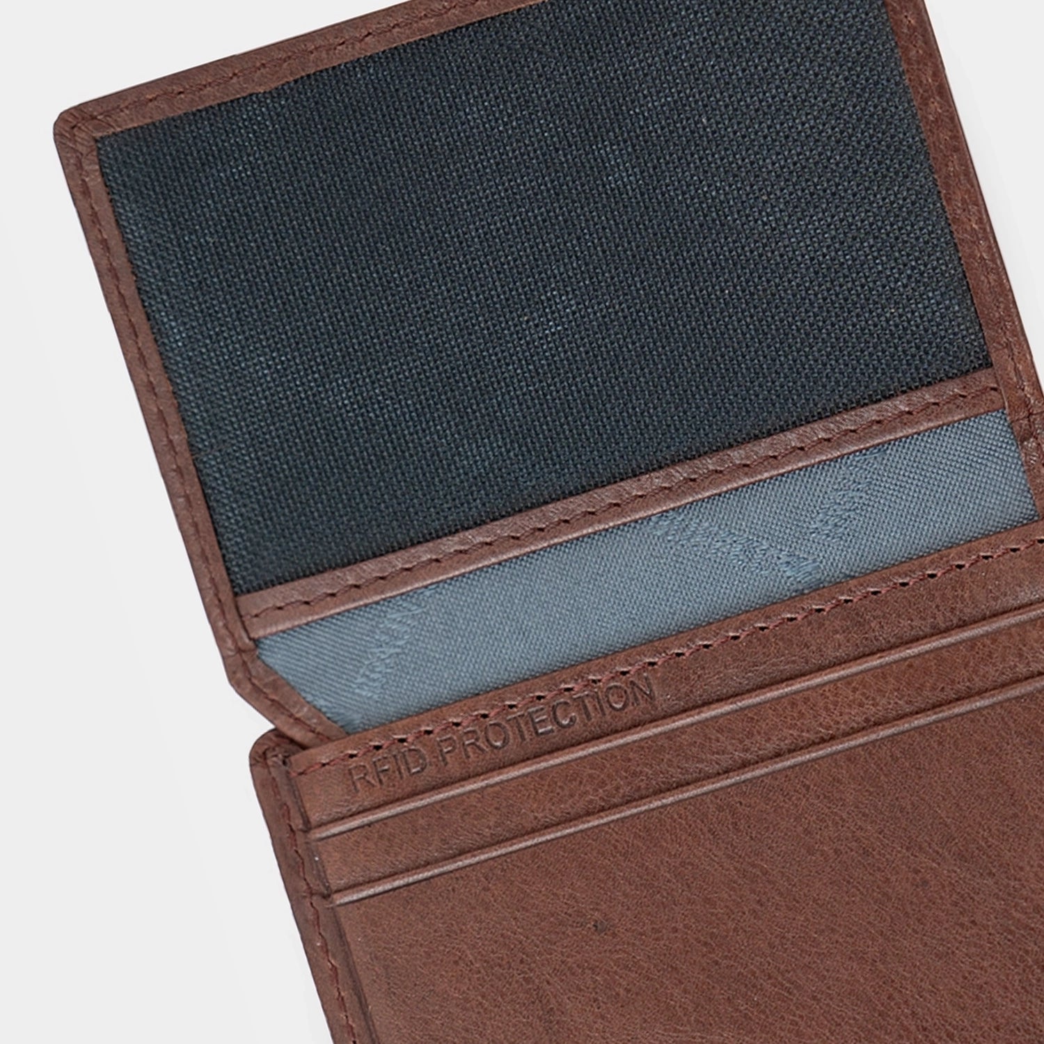 Keyfeature-2 AREZZO RFID Geldbörse 4CS tabak