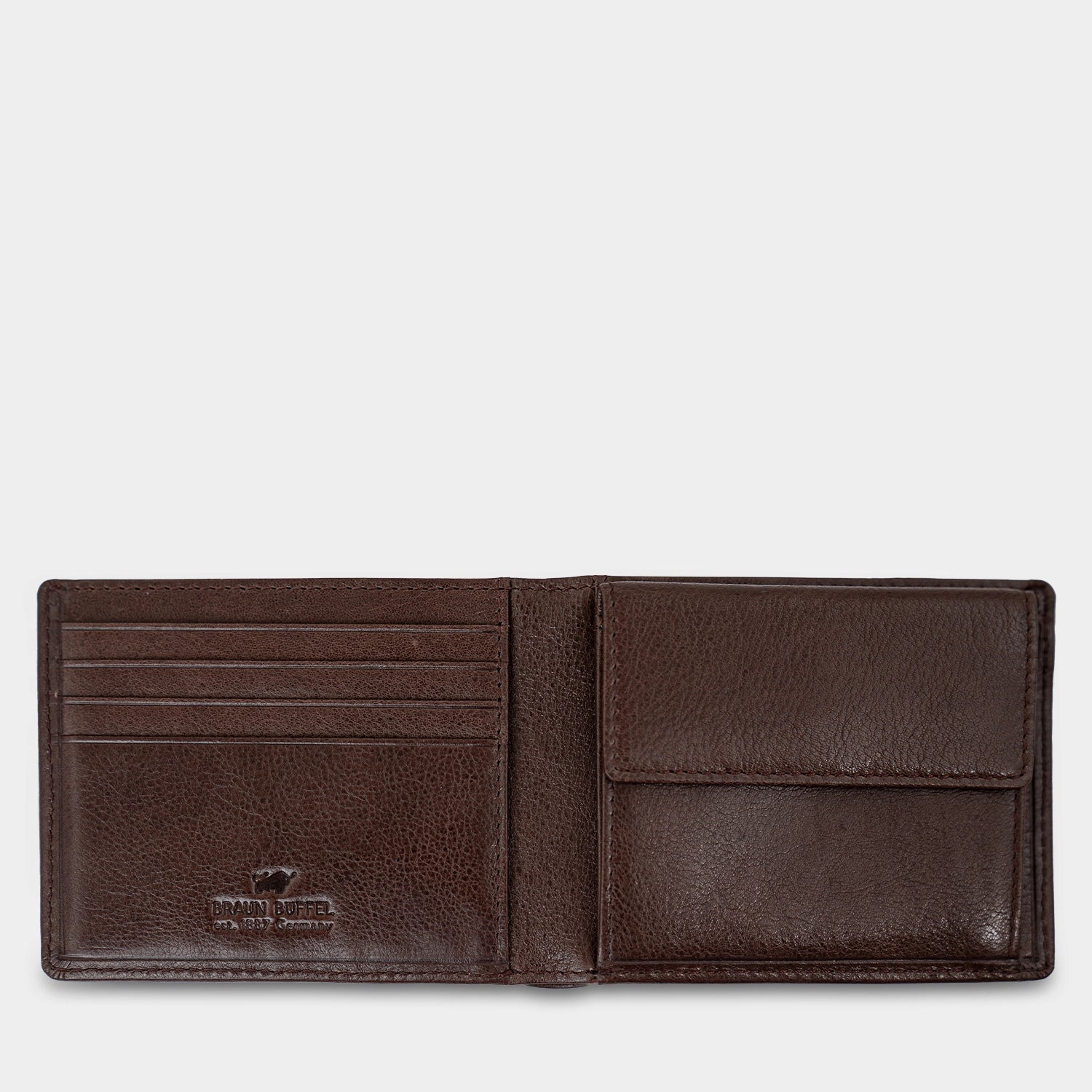 AREZZO RFID Geldbörse 4+4CS braun