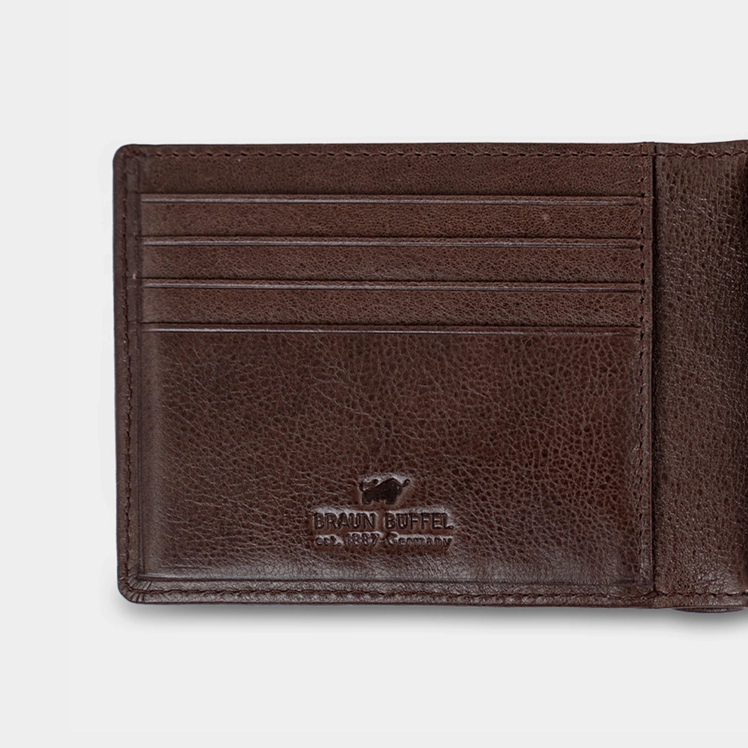 Keyfeature-3 AREZZO RFID Geldbörse 4+4CS braun