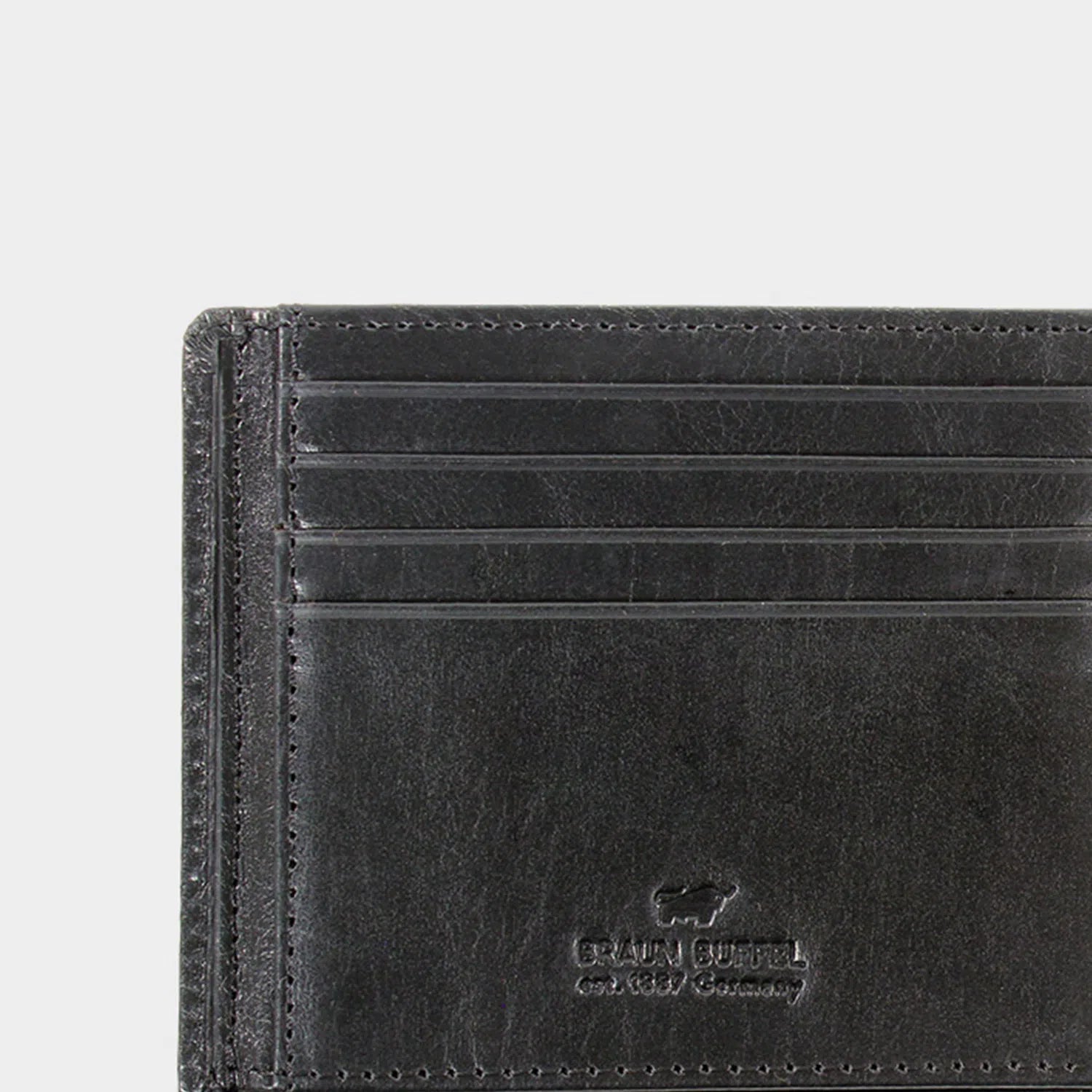 Keyfeature-3 AREZZO RFID Geldbörse 9CS schwarz