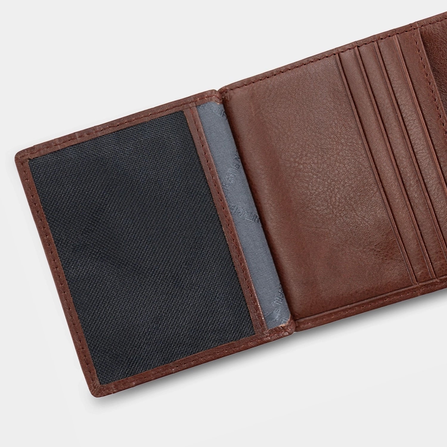 Keyfeature-2 AREZZO RFID Geldbörse Carré 8CS tabak