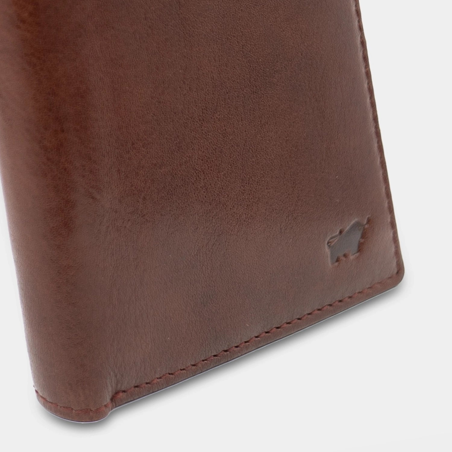 Keyfeature-3 AREZZO RFID Geldbörse Carré 8CS tabak