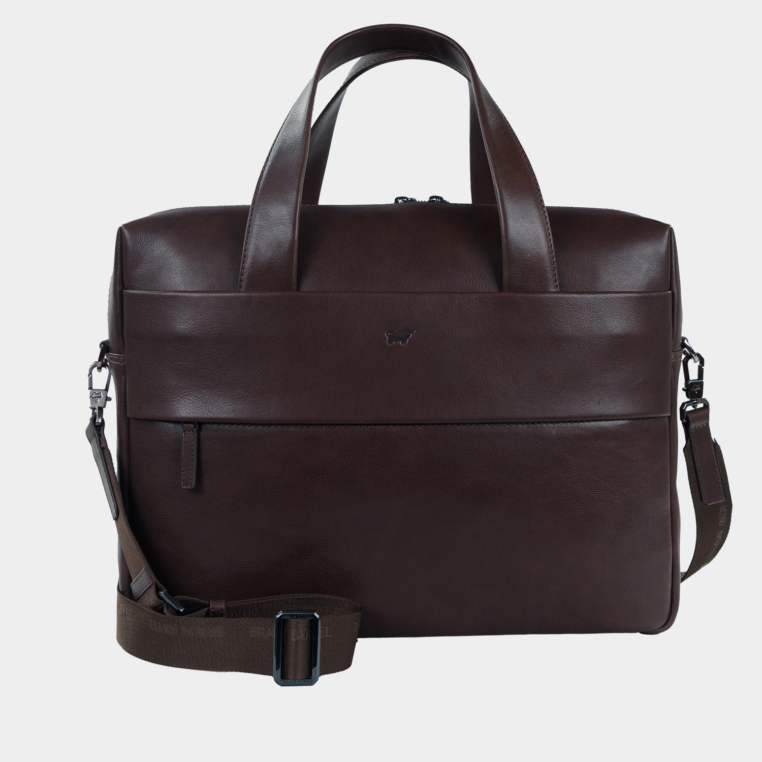 AREZZO business bag brown | BRAUN BÜFFEL