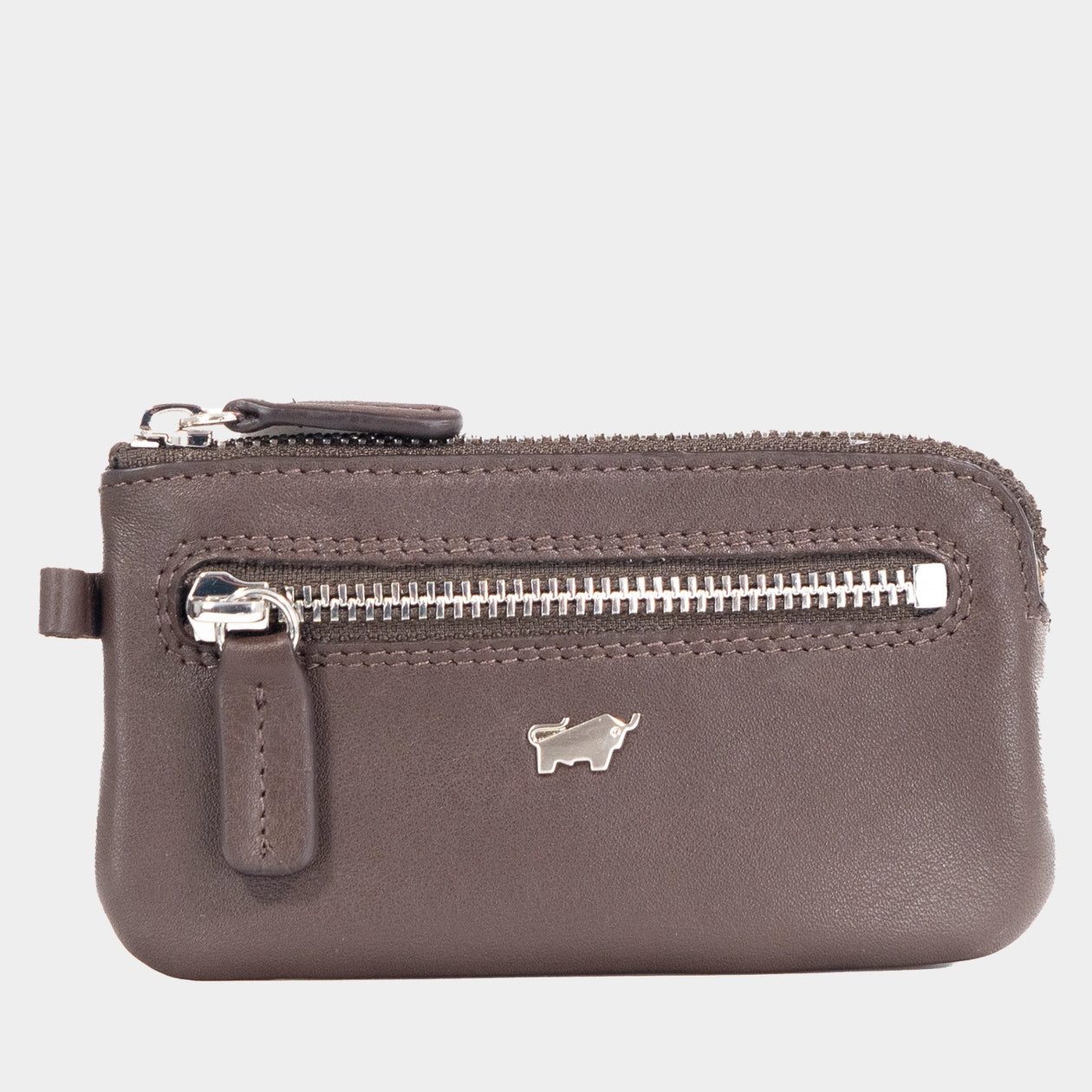 Frontansicht GOLF Schlüsseletui M Slim braun