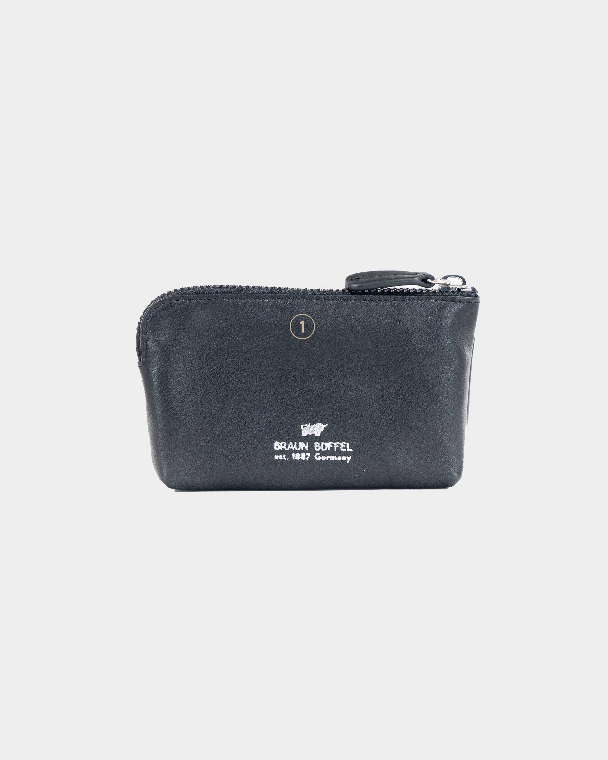 Personalisierung GOLF Schlüsseletui S Zip schwarz