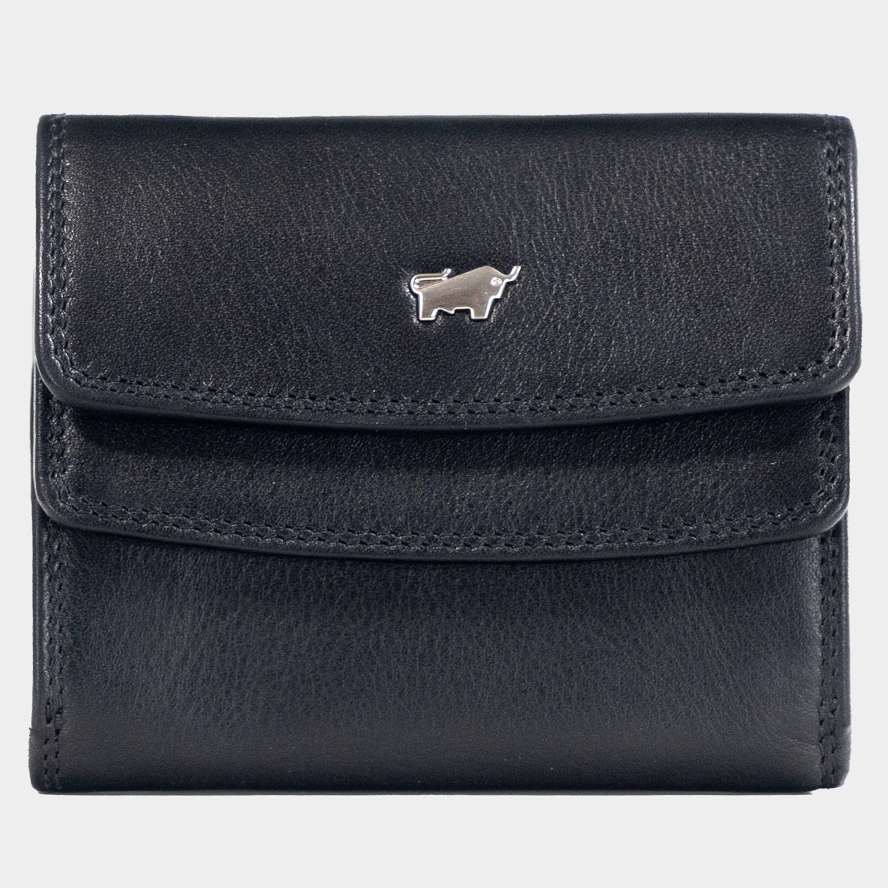 Frontansicht GOLF RFID Überschlags-Geldbörse S 4CS schwarz