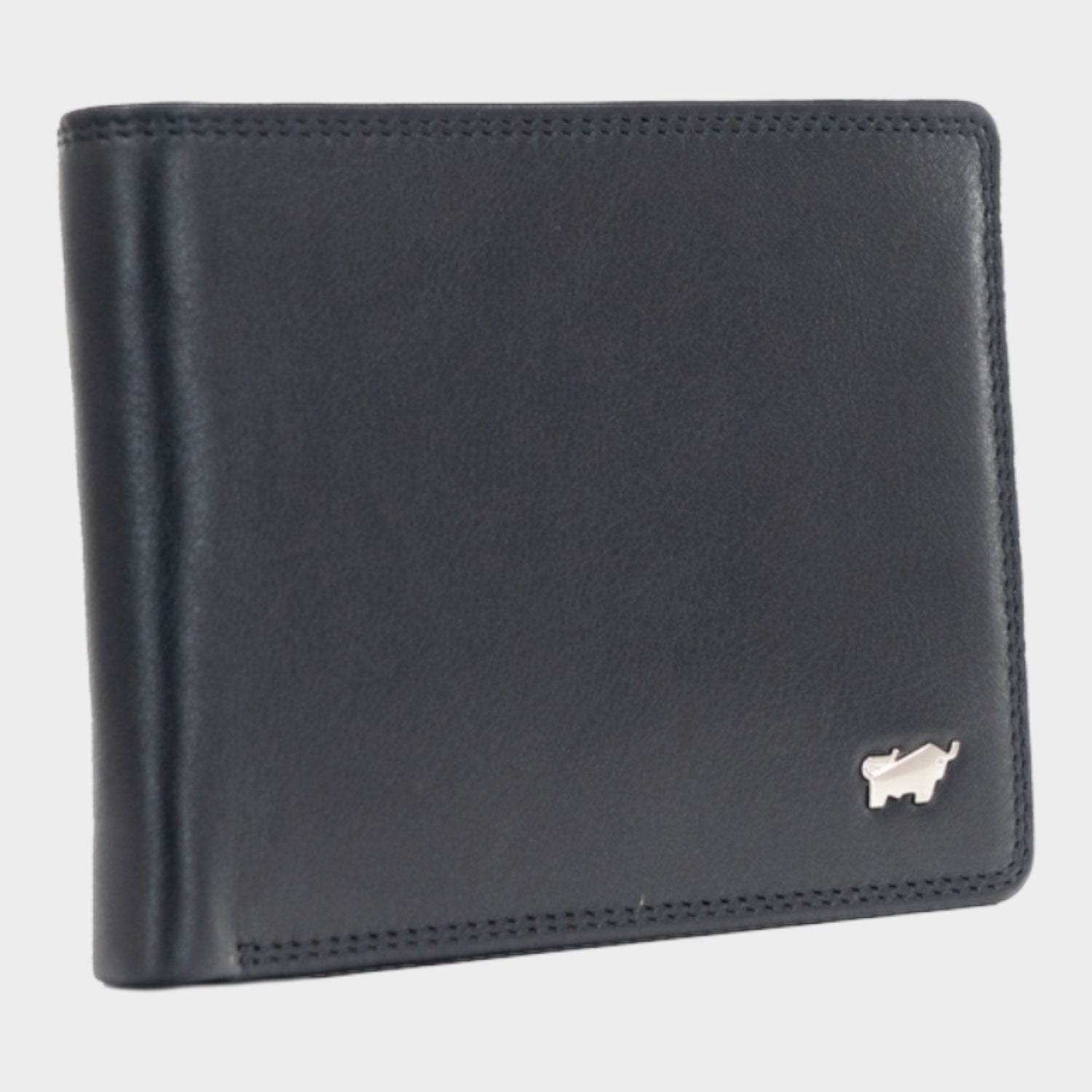Schrägansicht GOLF RFID Geldbörse 4+3CS schwarz