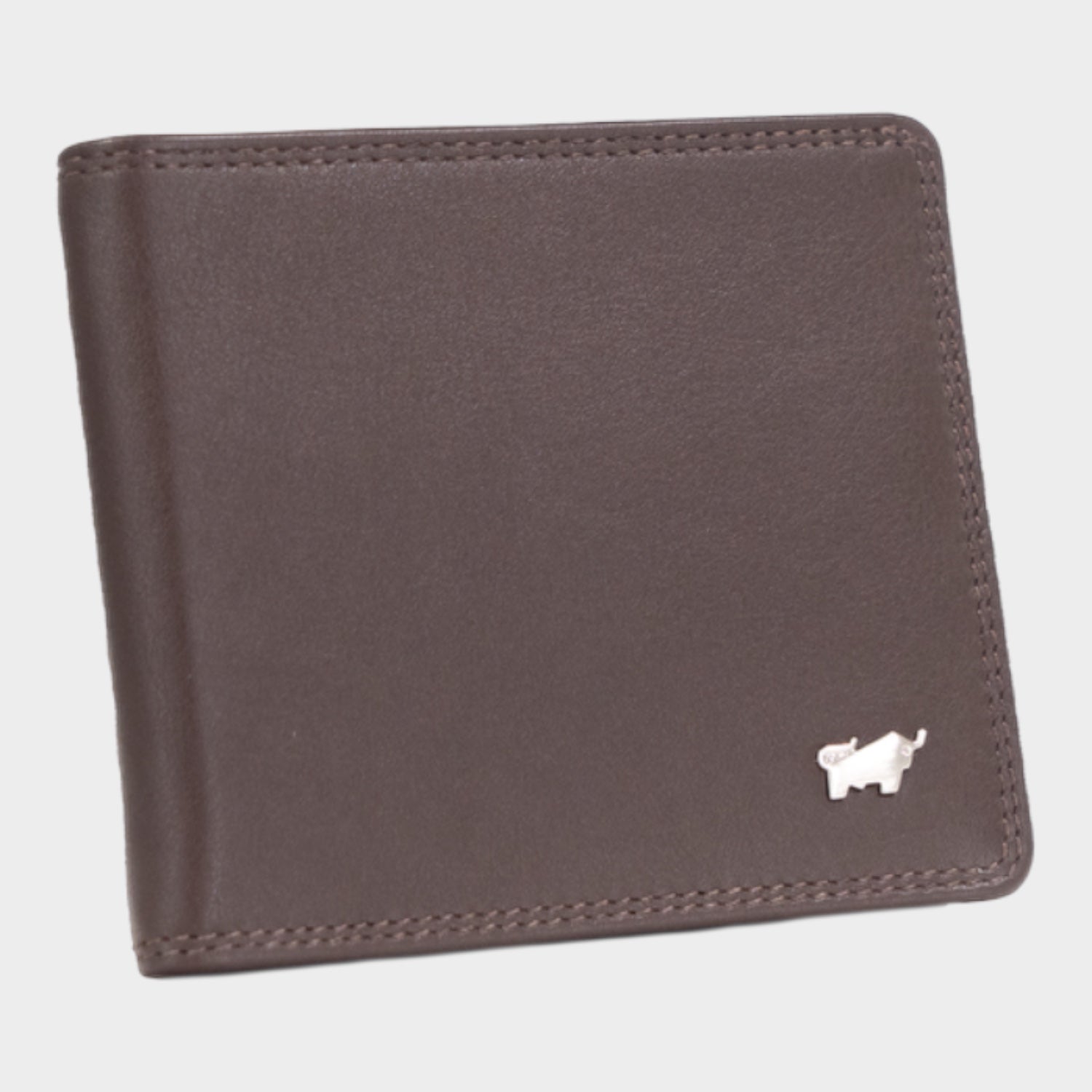 Schrägansicht GOLF RFID Dollarclip 8CS braun