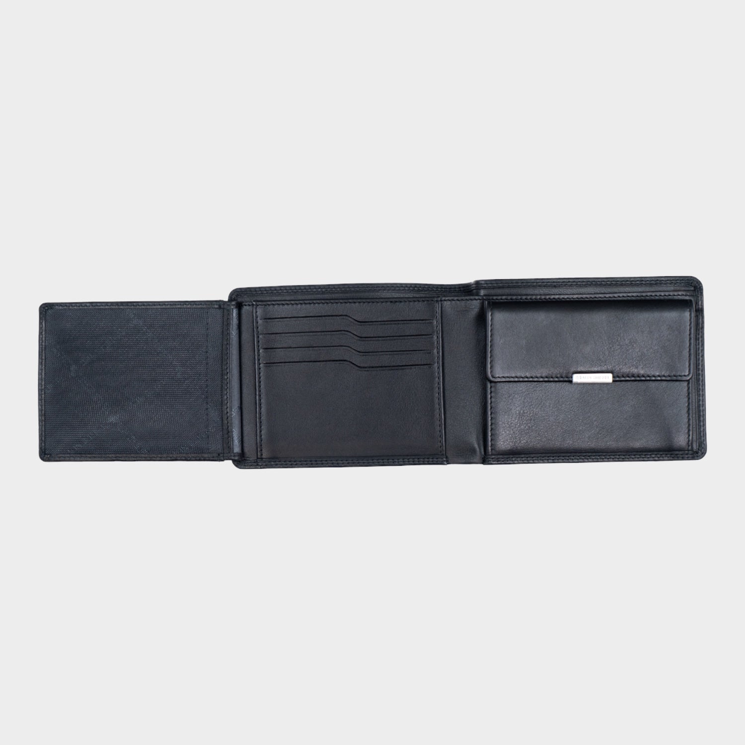 Innenansicht GOLF RFID Geldbörse 8CS schwarz