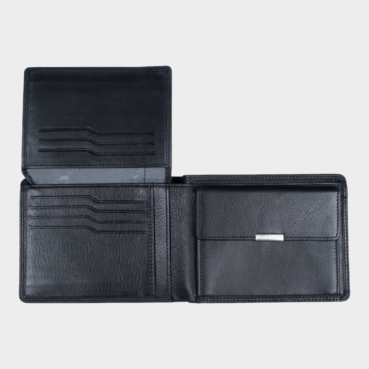 Innenansicht GOLF RFID Geldbörse 11CS schwarz