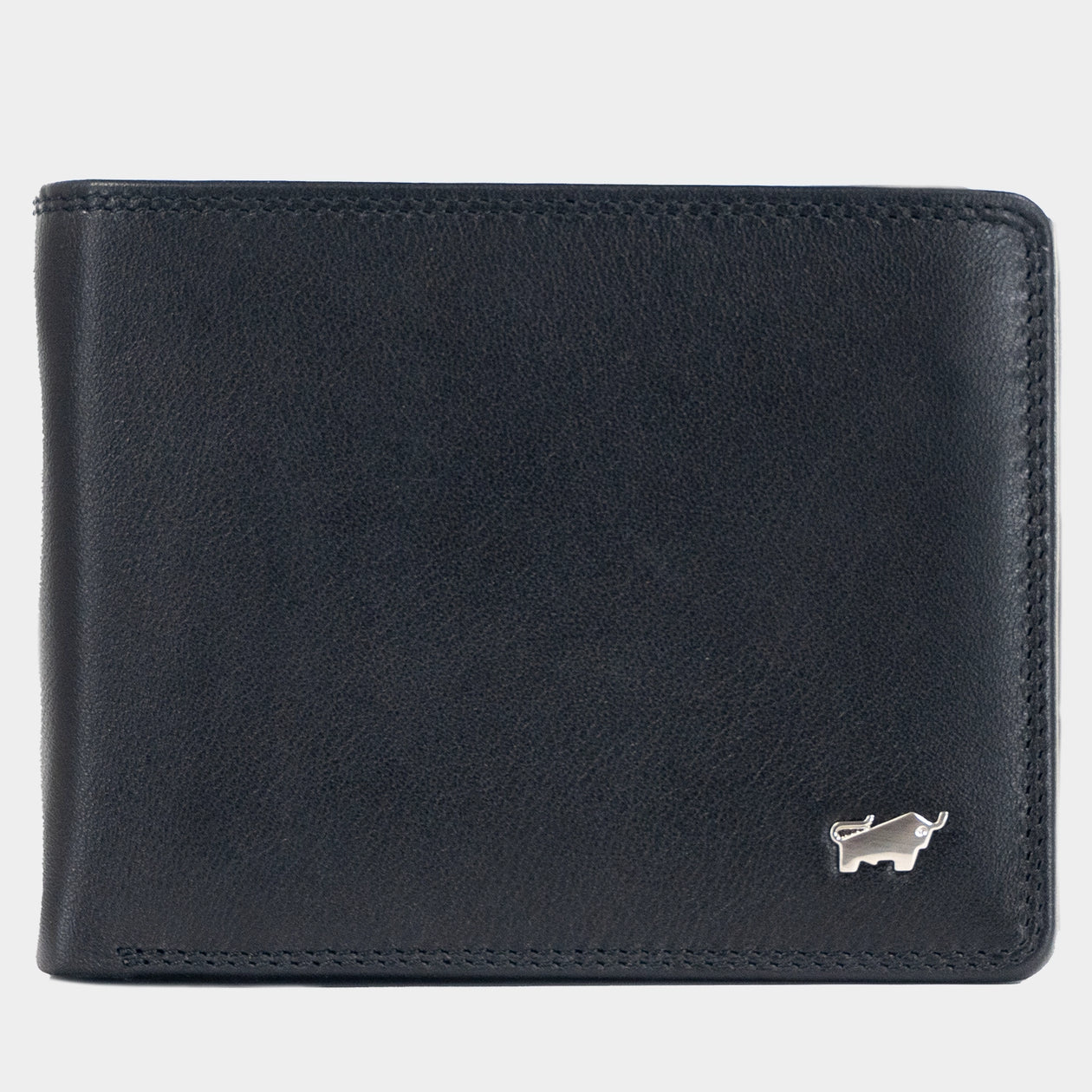 Frontansicht GOLF RFID Geldbörse 8CS + Loop schwarz