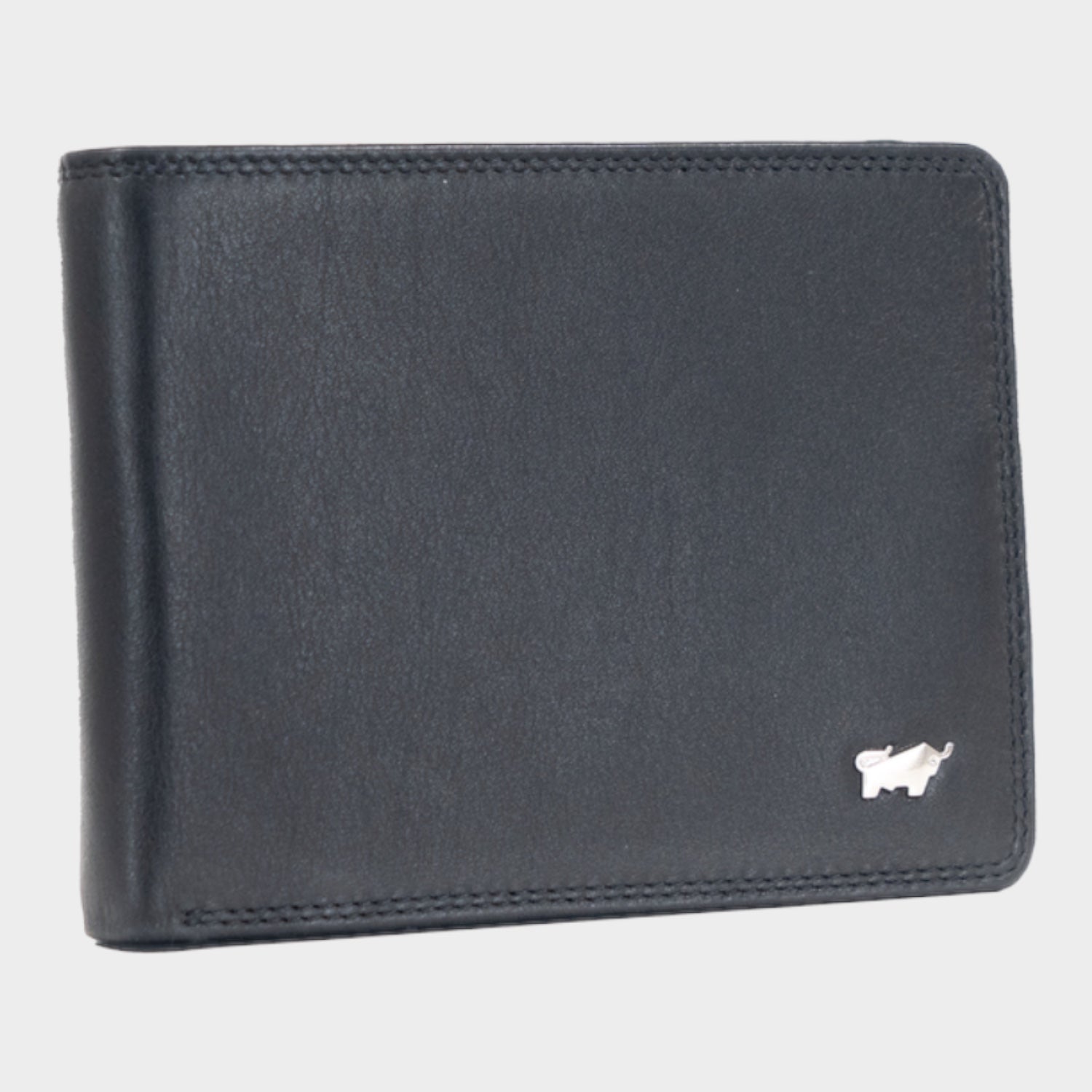 Schrägansicht GOLF RFID Geldbörse 12CS schwarz