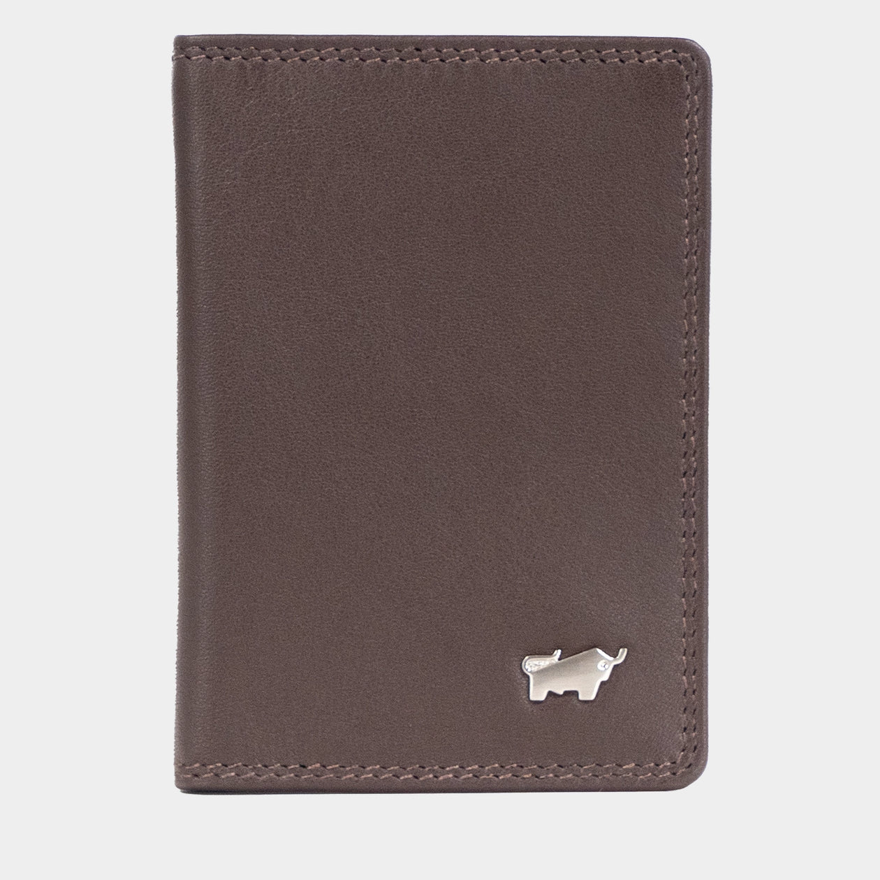 Frontansicht GOLF RFID Kartenetui 10CS braun