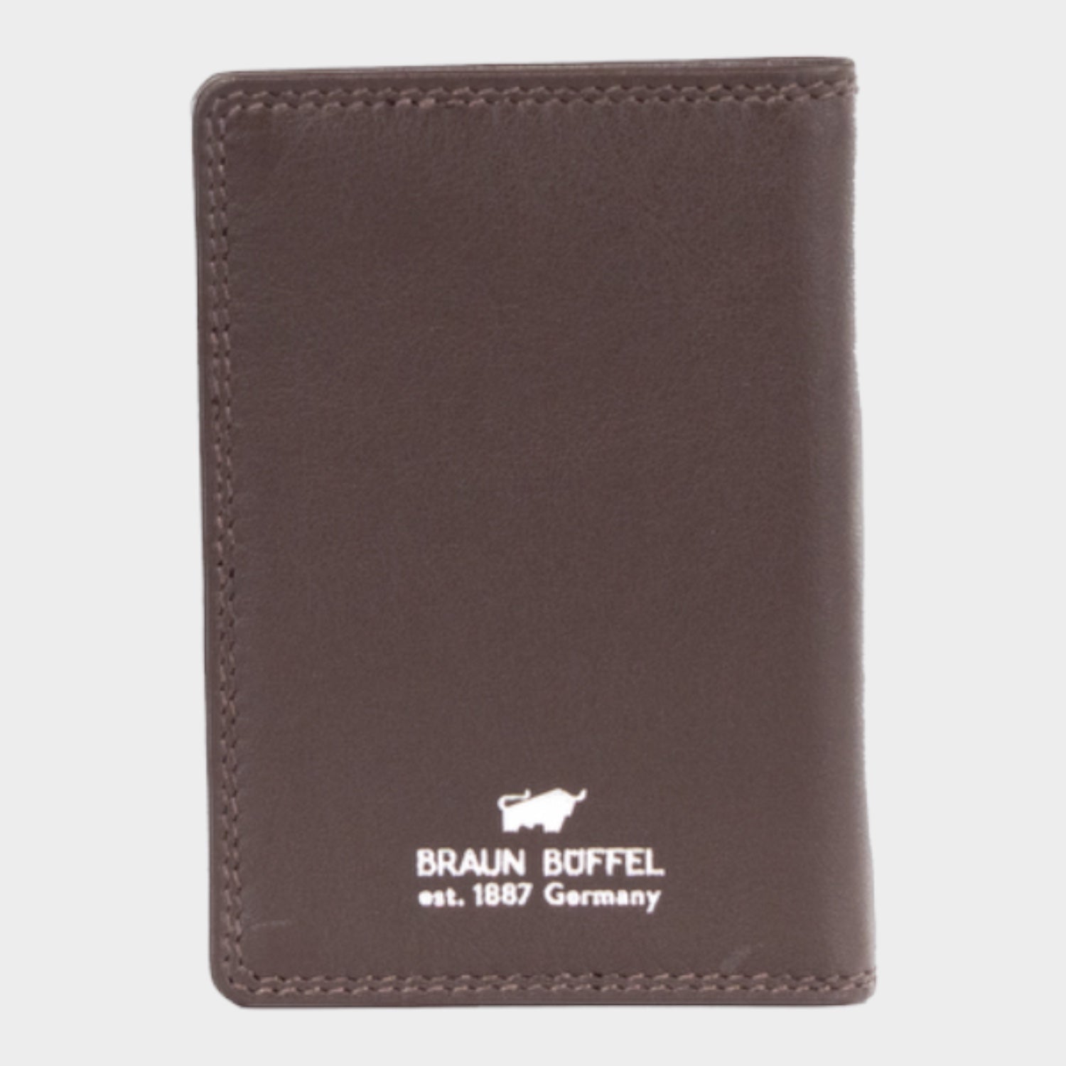 Rückansicht GOLF RFID Kartenetui 10CS braun