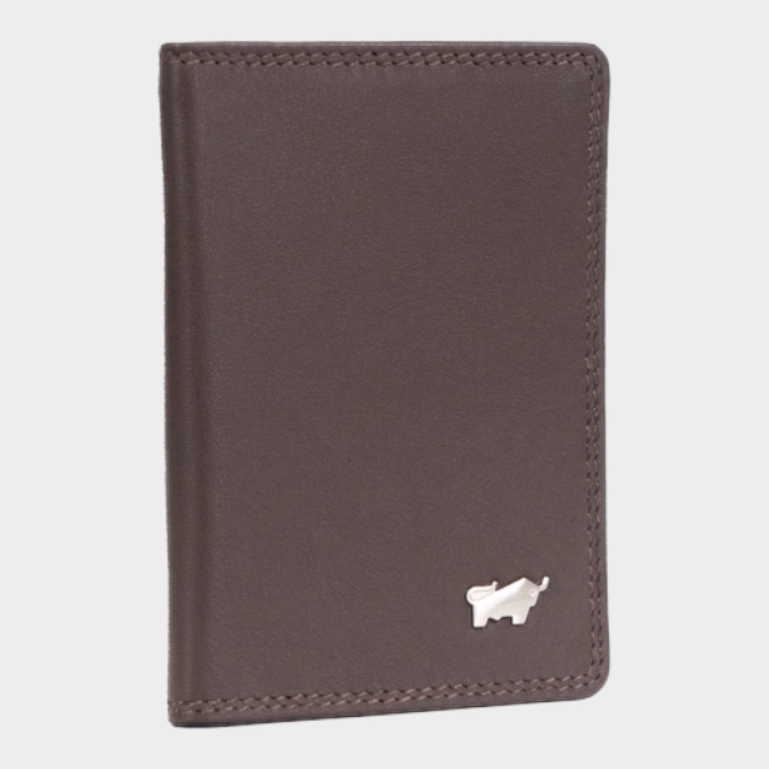 Schrägansicht GOLF RFID Kartenetui 10CS braun