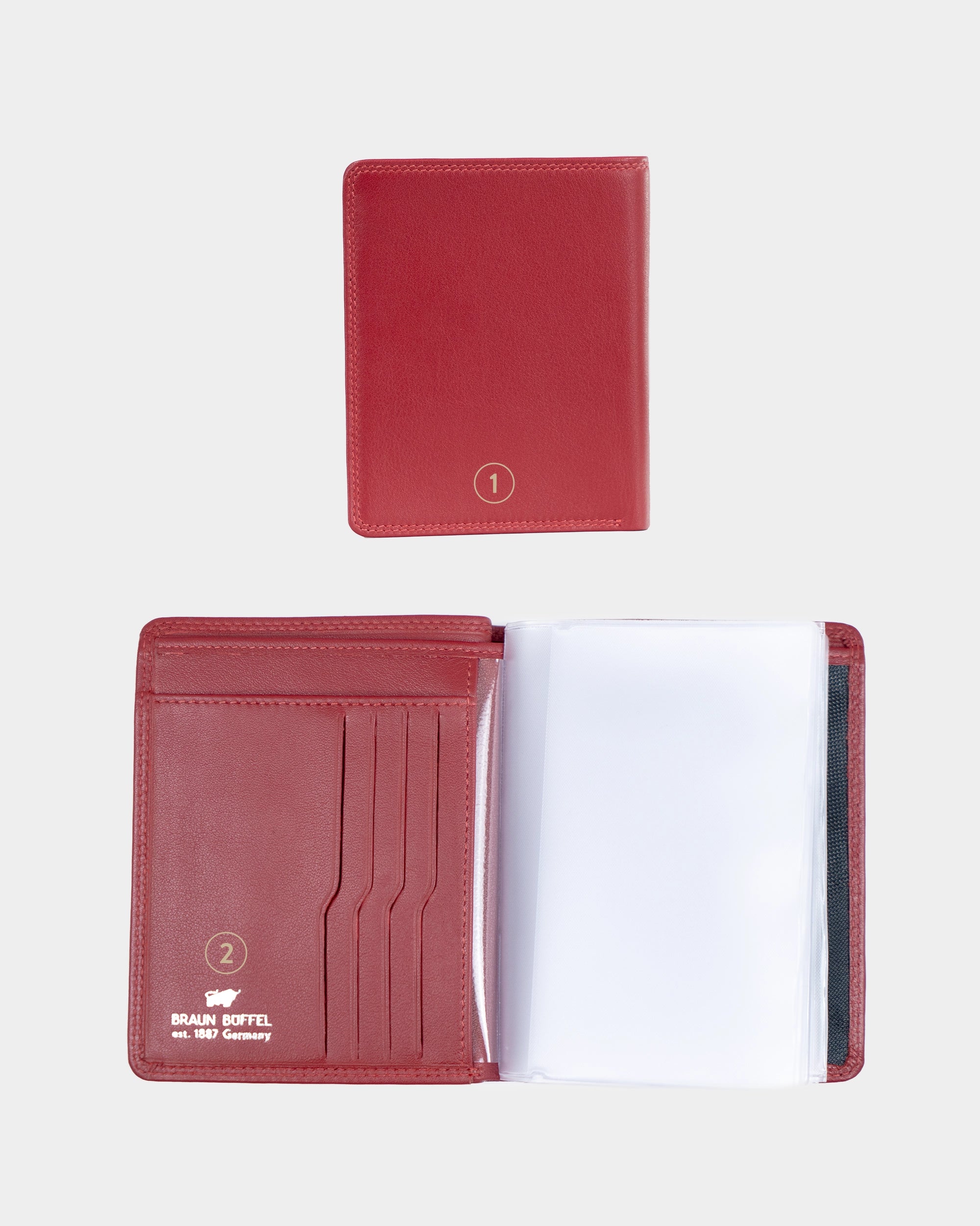 Personalisierung GOLF RFID Ausweisetui 4CS rot