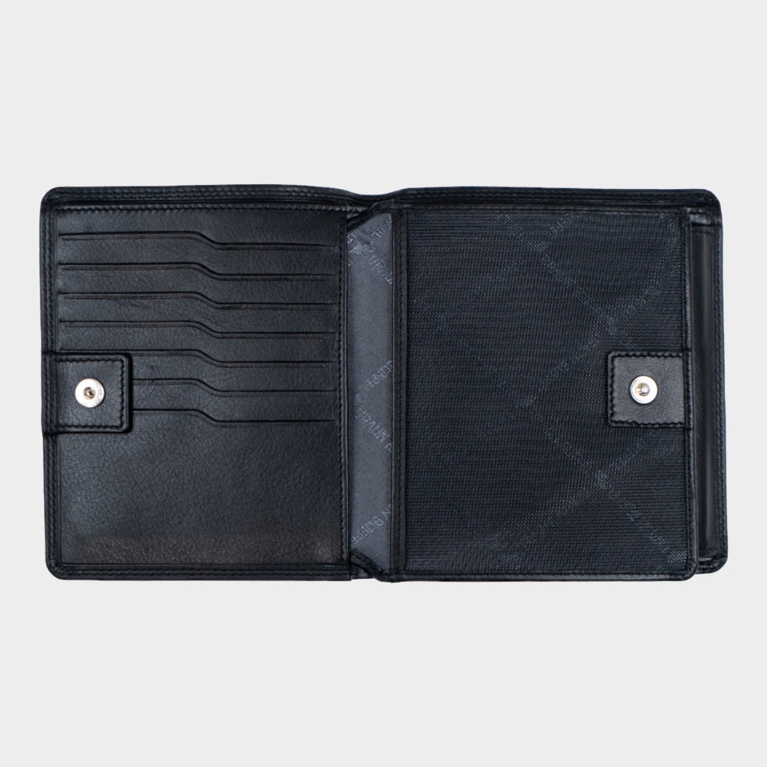 Innenansicht GOLF RFID Geldbörse H 14CS schwarz