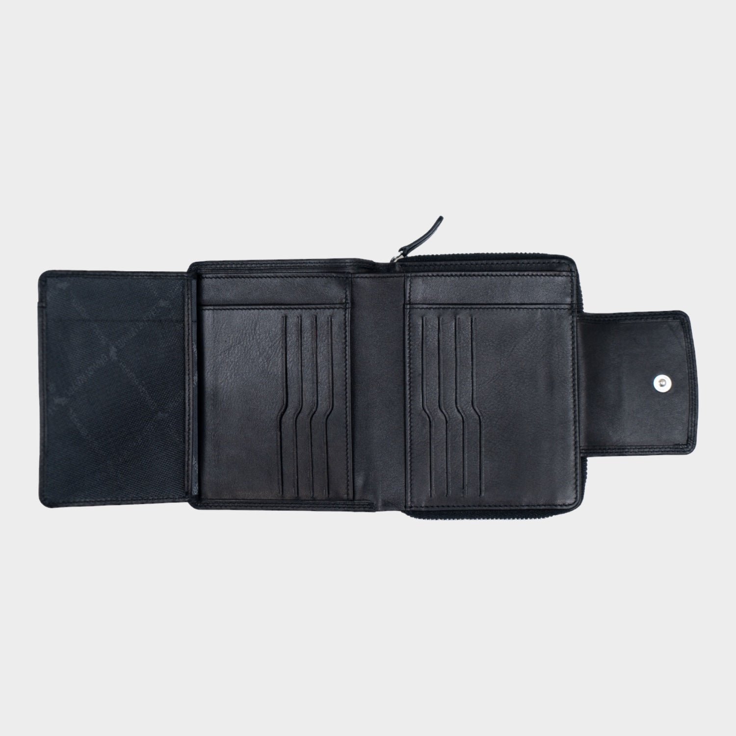 Innenansicht GOLF RFID RV-Geldbörse M 12CS schwarz