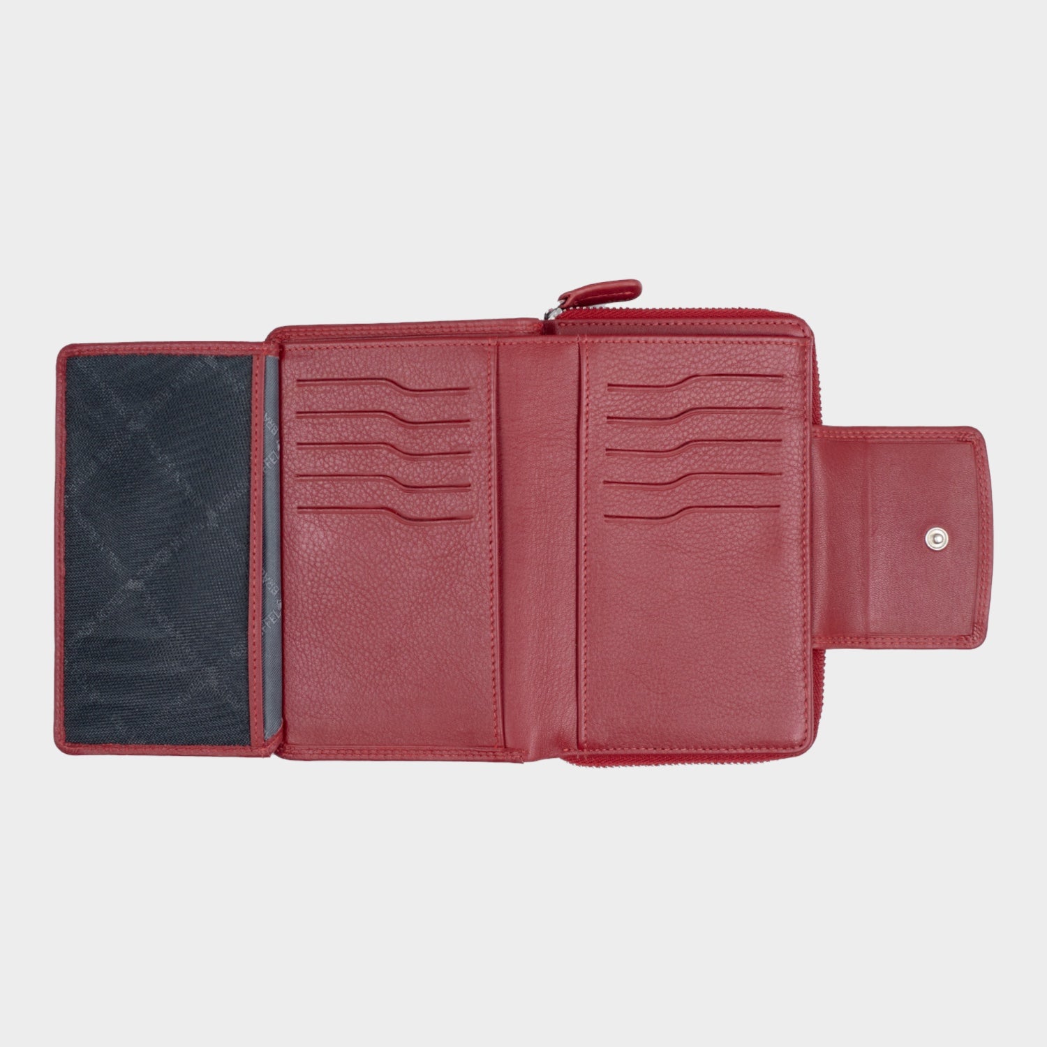 Innenansicht GOLF RFID RV-Geldbörse M 15CS rot